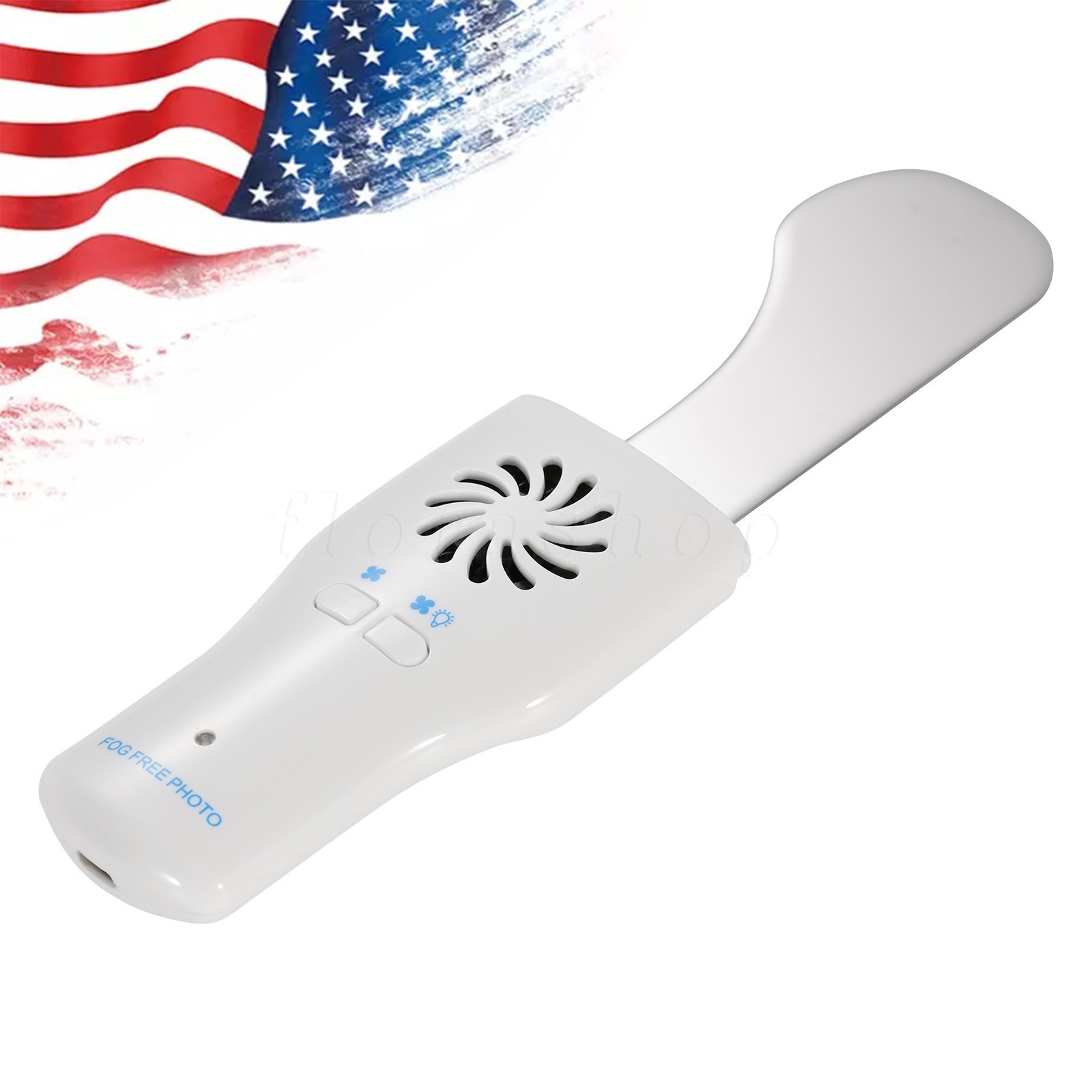 LED Dental Anti-Fog Mirrors Set Fog Free Intraoral Photography Stainless Steel