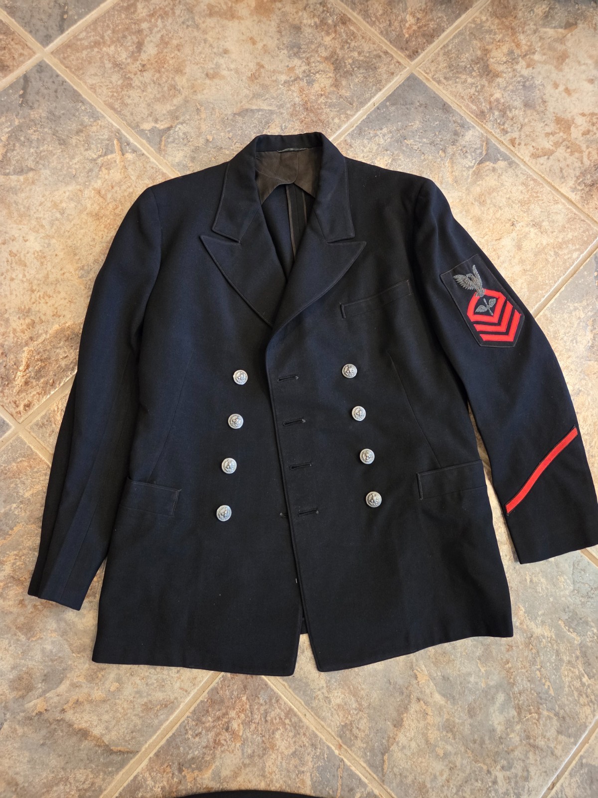 Named! U.S. Navy USN Aviation Chief Petty Officer Uniform w/ Bullion Rate