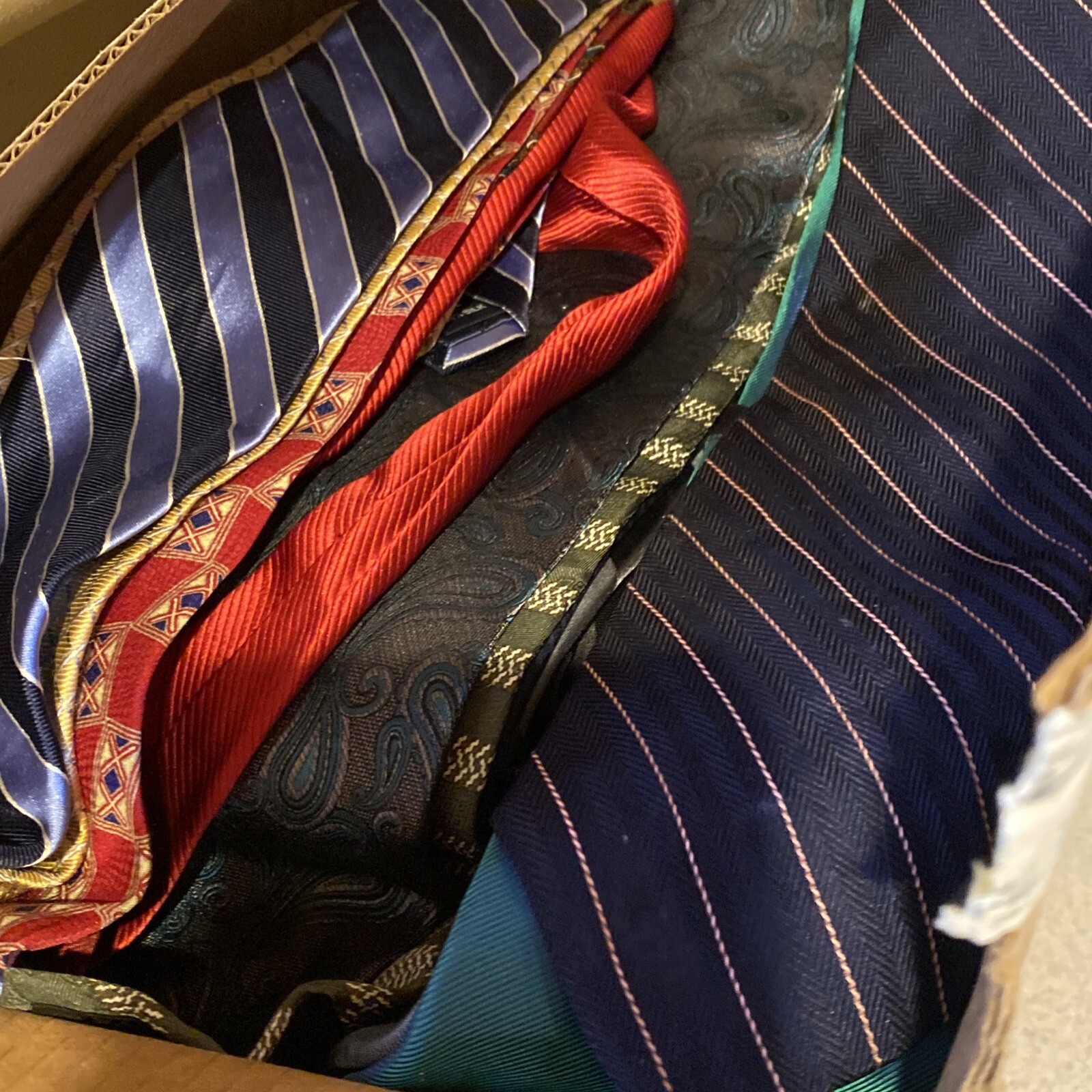 10 Ties RANDOM - Neck Tie Men's - LOT OF 10 Mystery Striped Plaid Solid Classic