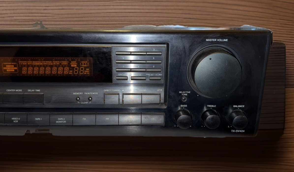 Vintage Onkyo TX-SV424 Receiver Surround Sound Audio Video Controller Amplifier