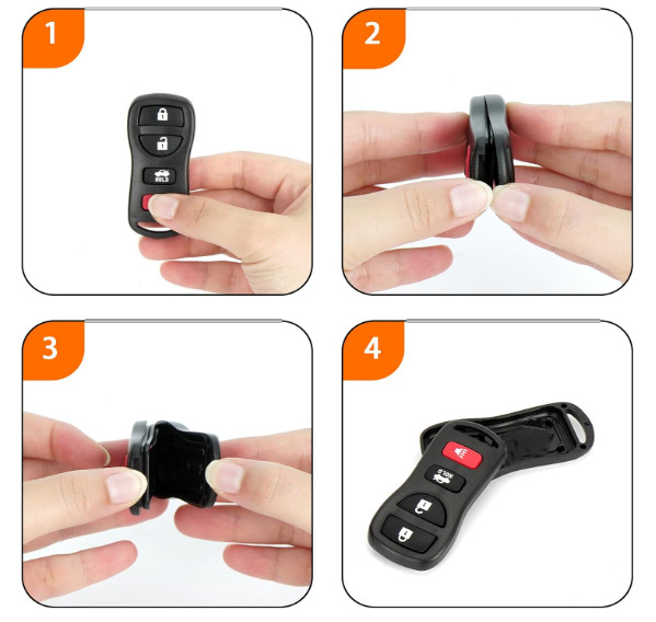 2 Pack Car Key Fob Stash Secret Hidden Compartment Safe Box Diversion