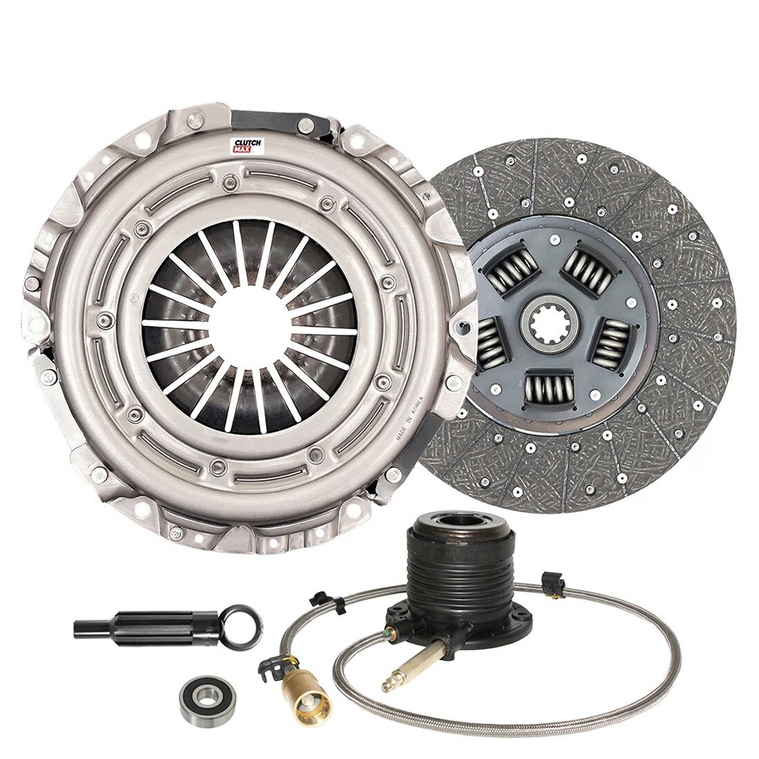 OEM HD CLUTCH KIT + SLAVE CYL for 2001-2007 CHEVY SILVERADO GMC SIERRA 1500 4.3L