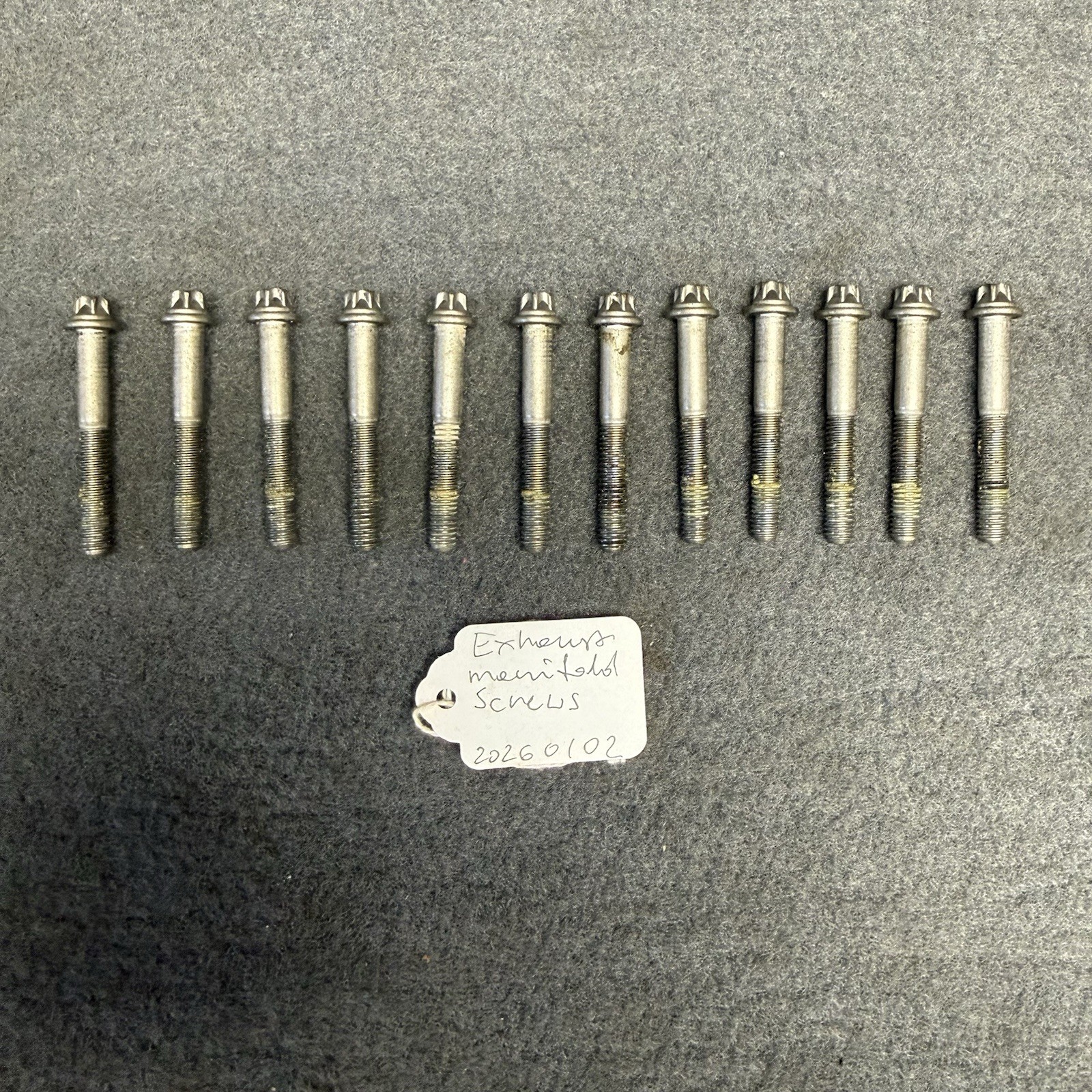 Seadoo RXP GTX RXT GTI Challenger Speedster Exhaust Manifold bolt set 420641198