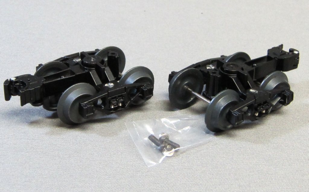 LIONEL METAL SPRUNG TRUCKS train fasttrack wheels couplers car axles 6-14078 NEW