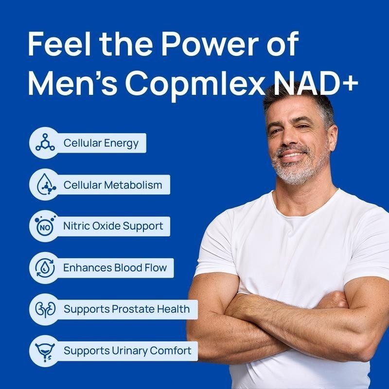 Selerb NAD+ Supplement for Men-With Liposomal-NAD+,CoQ10, L-Carnitine, L-Arginin