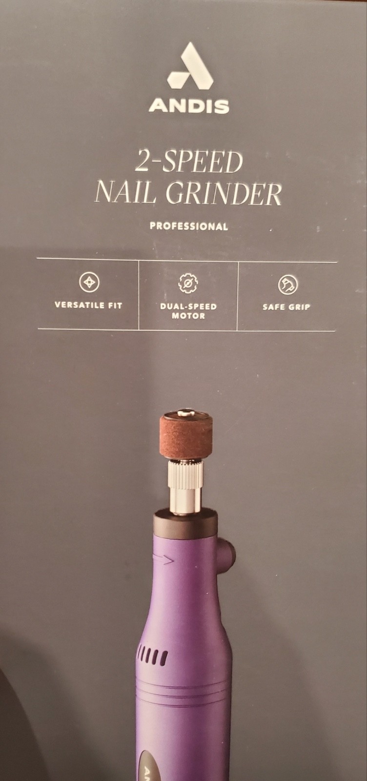 Andis Professional 2-Speed Pet Nail Grinder New Grooming Tool for Dogs Claw Care