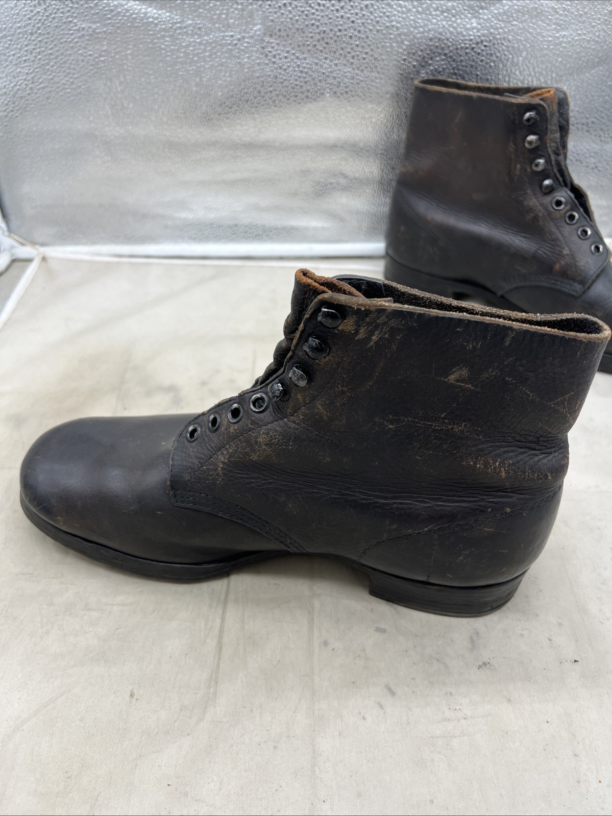WW2 German Leather Ankle Boots Original (FF536