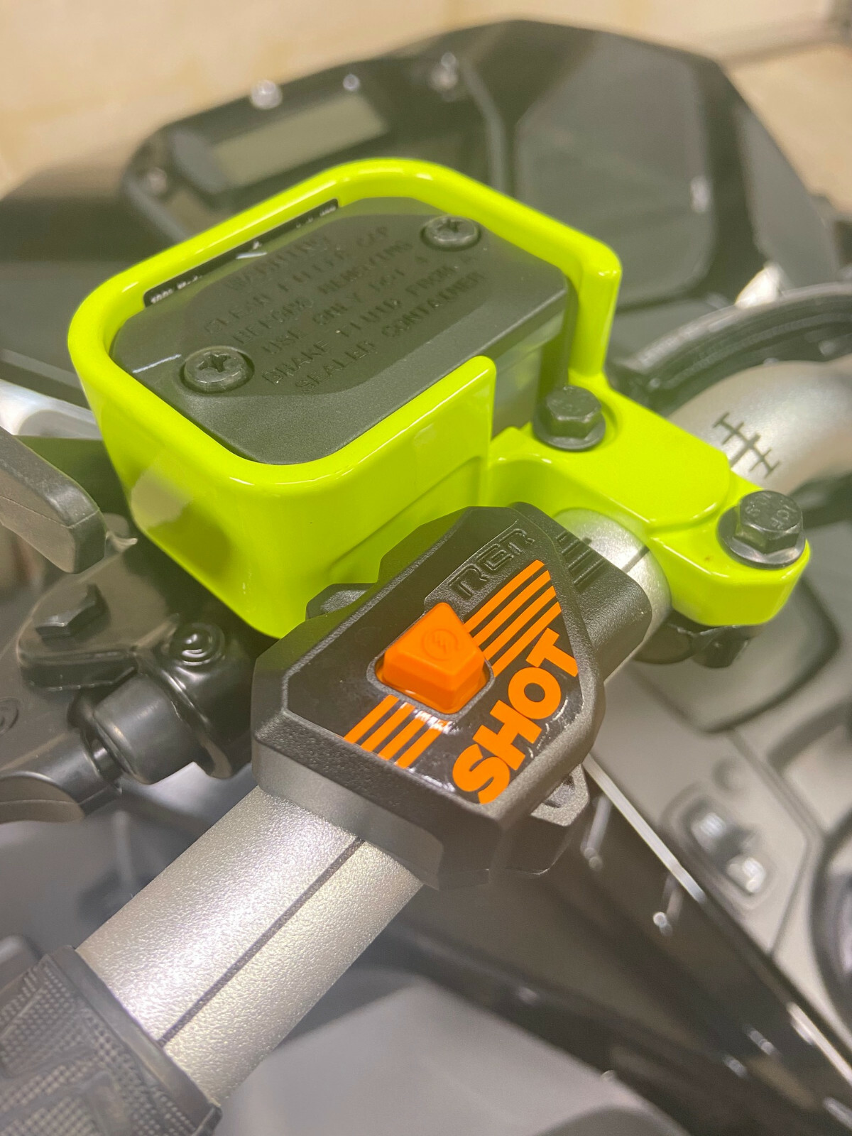 2008-2024 Ski-Doo Lynx Billet Aluminum Brake Reservoir Guard Protector ATW Ind.