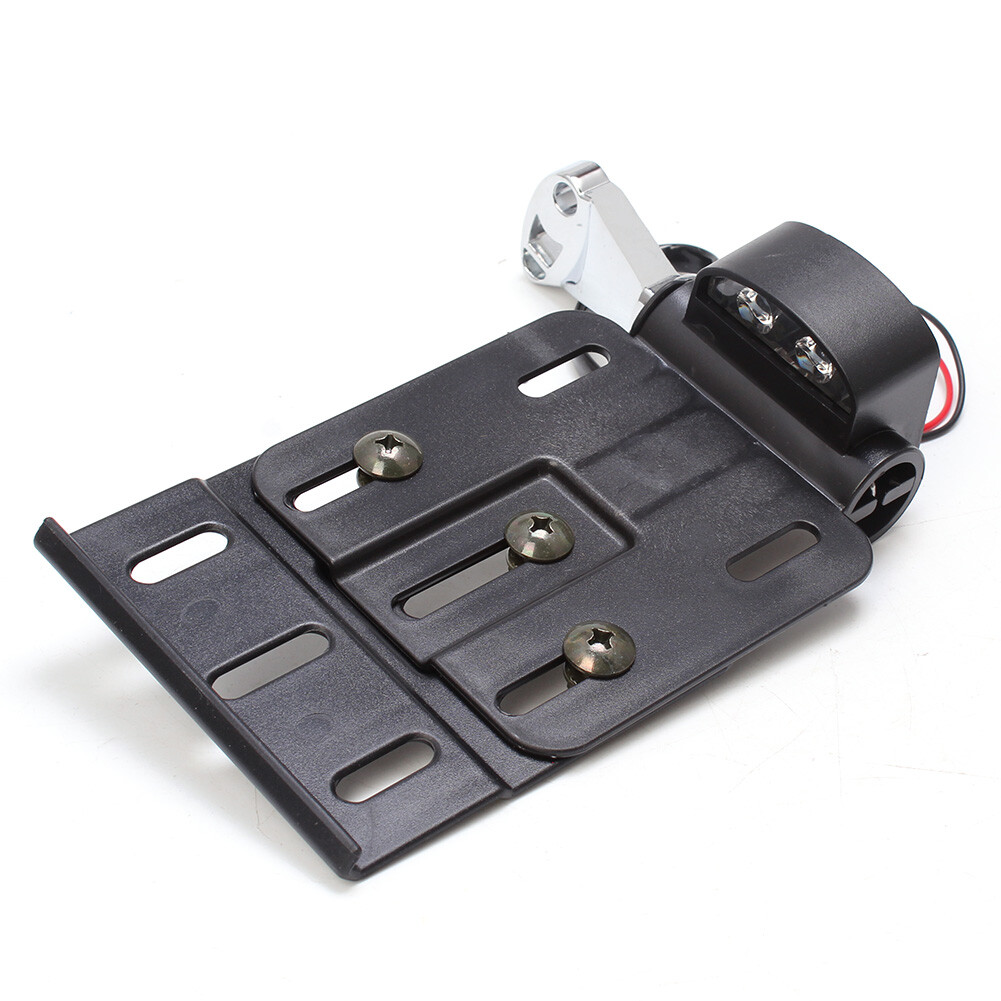 LED Side Mount License Plate Bracket Fit For Harley Sportster 883 1200 XL 04-16