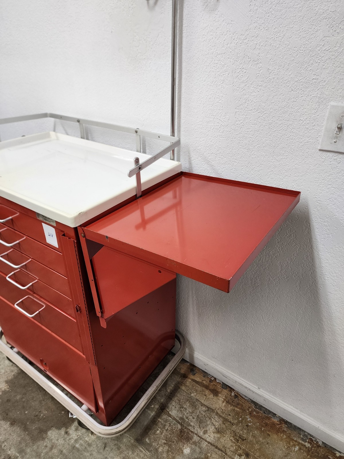 Waterloo Uni-Cart Medical Lab Mobile Storage Cart 6 Locking Drawers, Tool Box