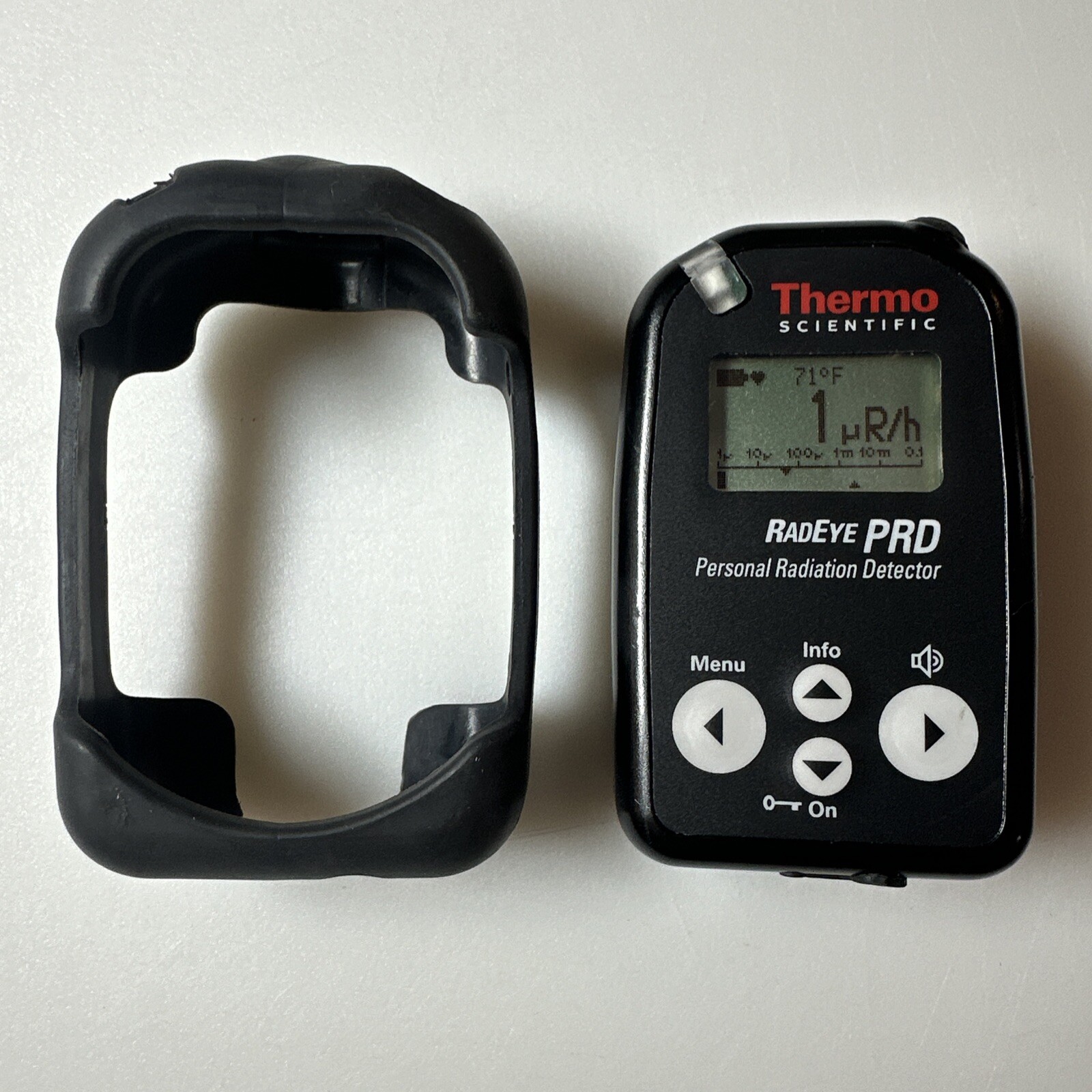 Thermo RadEye PRD Tested Personal Radiation Detector SHIPS FREE 45206 7120