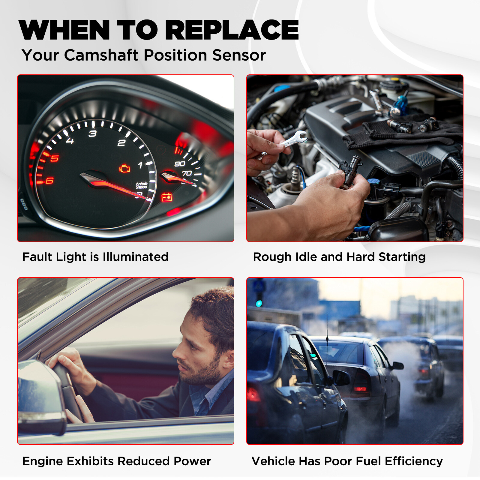 2 X Camshaft Position Sensor 05149141AF For Dodge Chrysler Jeep Volkswagen Ram