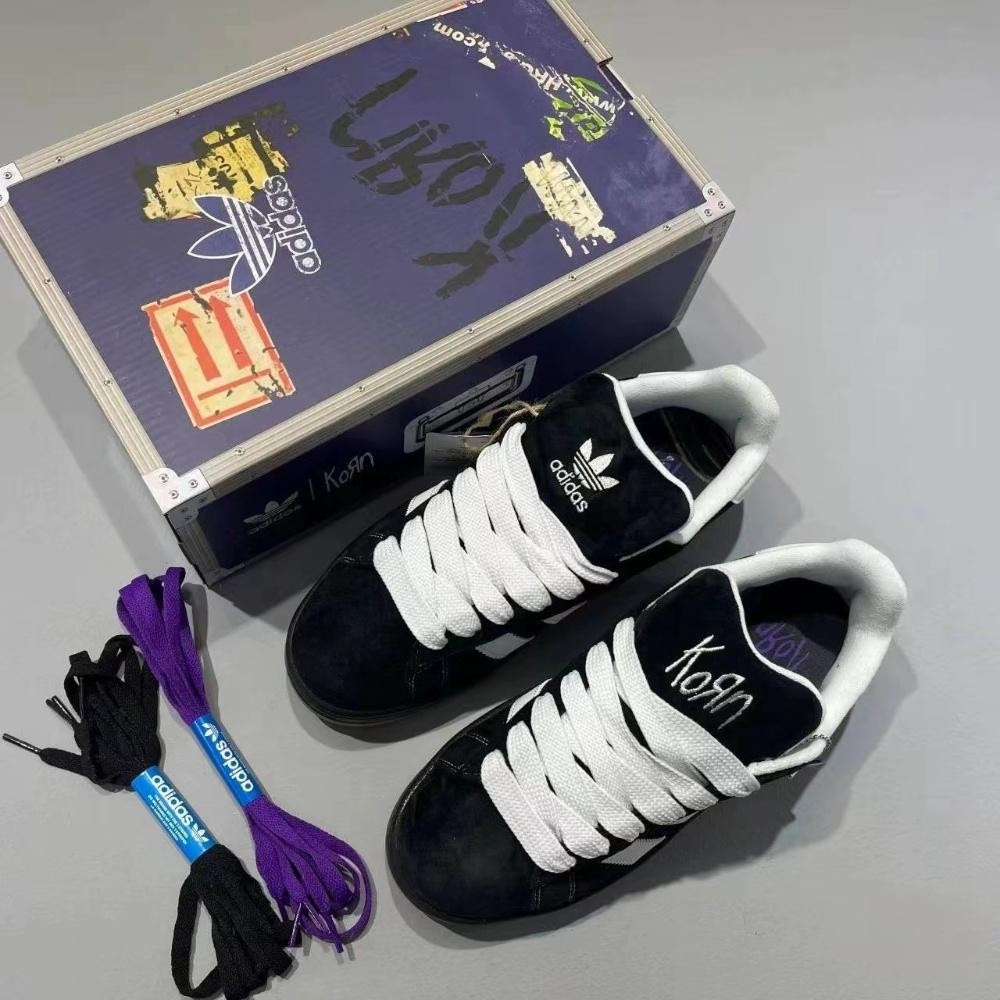 Adidas Korn Originals Campus '00s Black White Gum Men's and Women's-IG0792