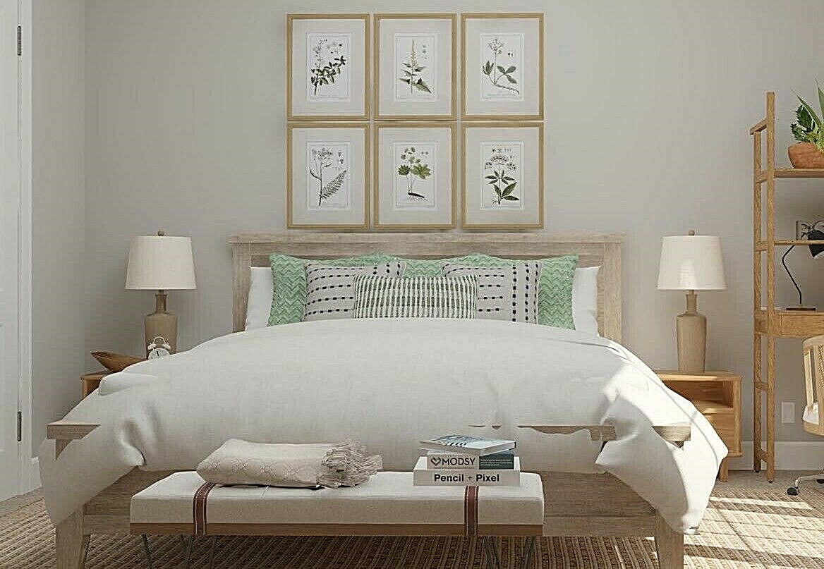 Botanical Study Leaf Berry Flower Wall Art Gold Frame Set Of 6 ~ Uttermost 33651