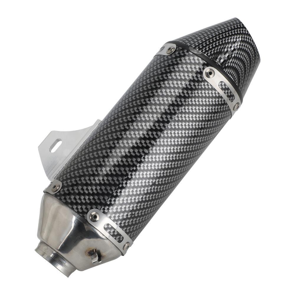 Motorcycle Exhaust Pipe Carbon Fiber for KLX110 KLX110L 2012-2024 Dirt Bike