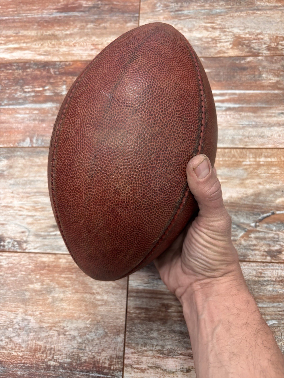 2000s Denver Broncos Team Stamped Practice Used NFL Wilson The Duke Football