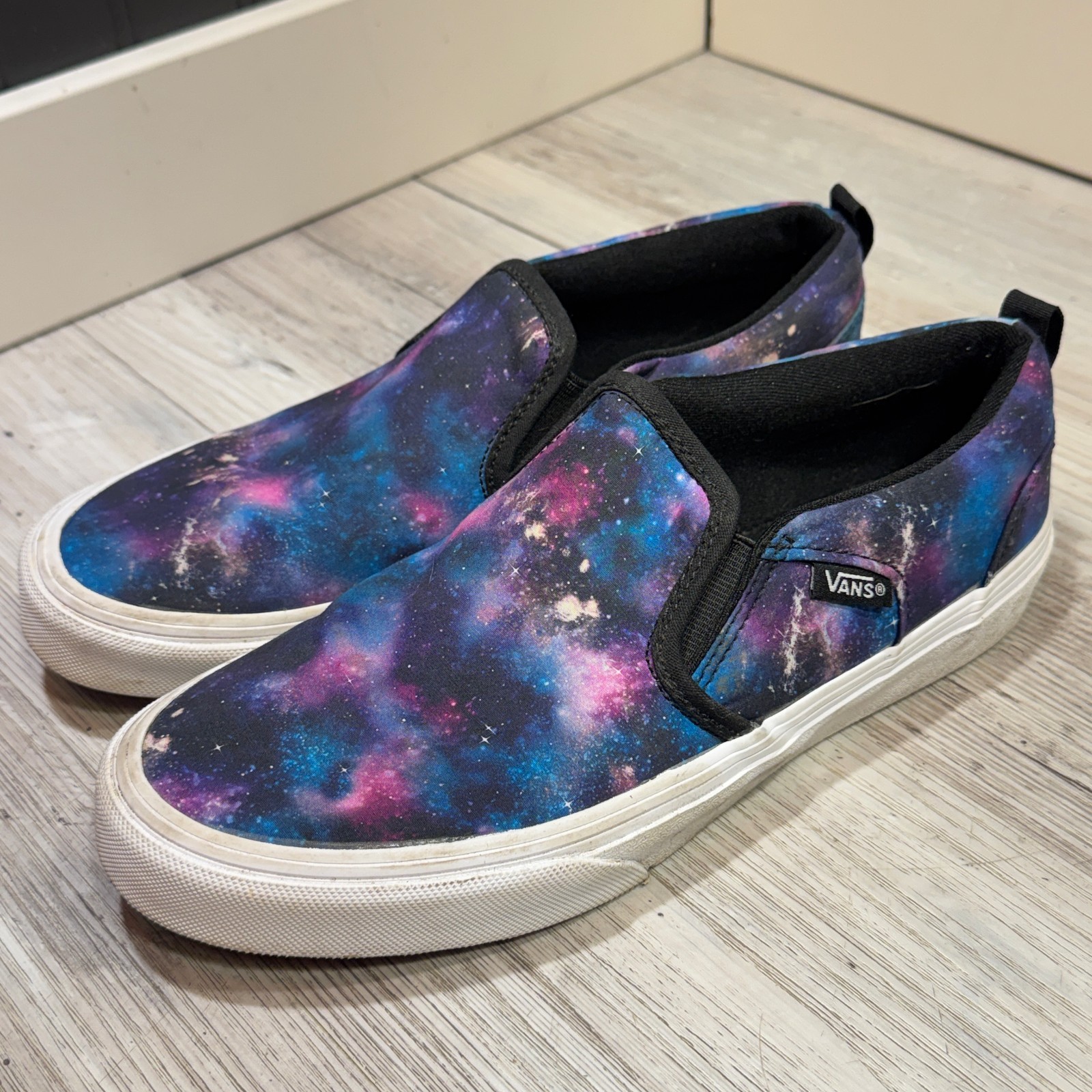 Vans Slip-On “GALAXY” Skate Shoes US MISSY Size US 6