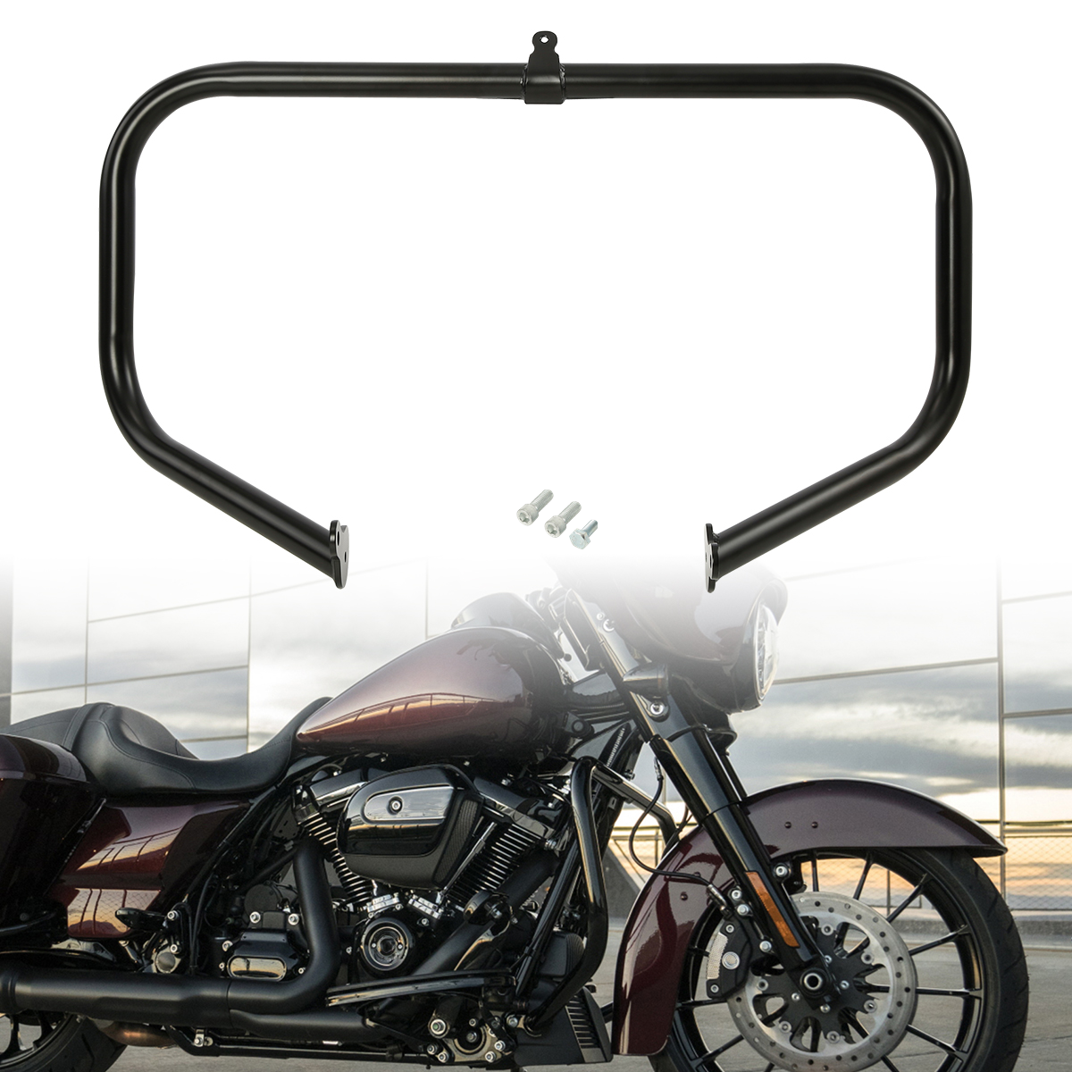 Engine Highway Crash Guard Bar For Harley Touring Road King Street Glide 2009-Up