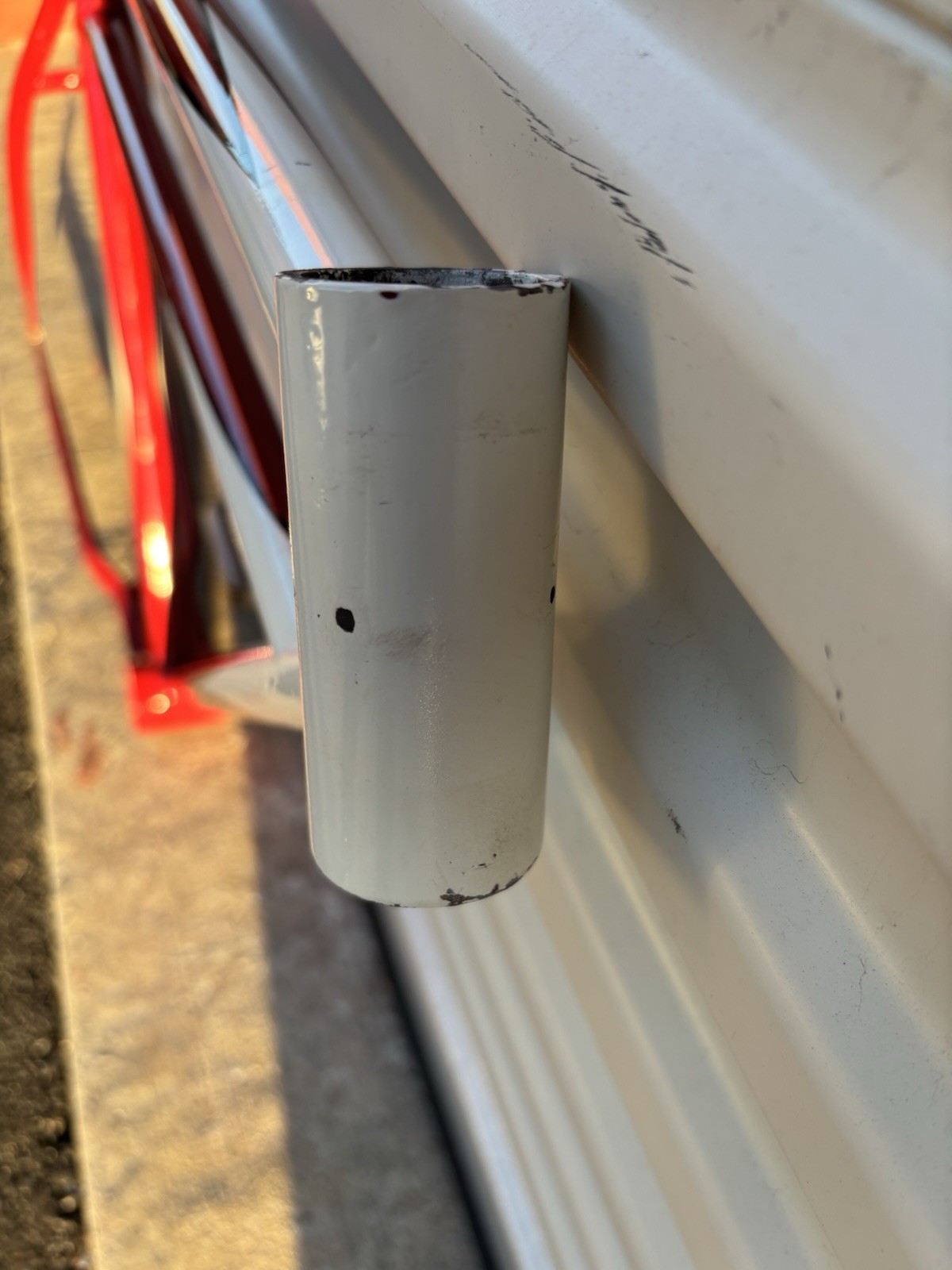 ANTIQUE 1920'S CIRCA UNIDENTIFIED 28" RESTORED MOTORBIKE BICYCLE FRAME SET