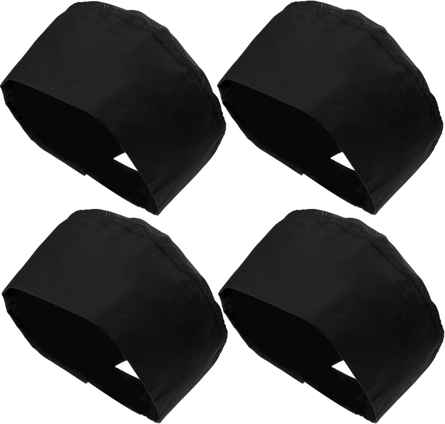 Chef Hats for Men Women Chef Beanie Chef Caps for Men Black4 Pieces