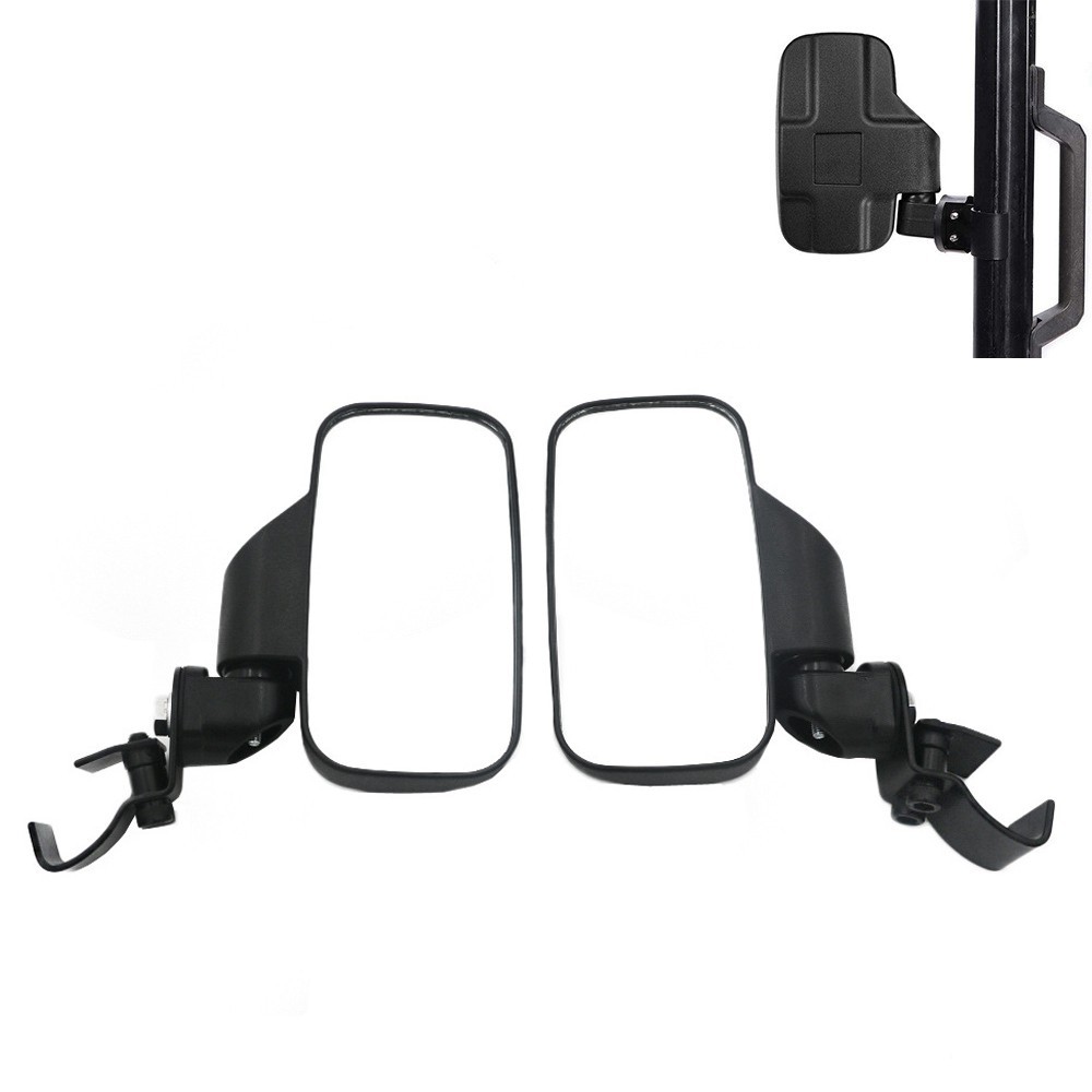 One Pair Rear View Side Mirrors For Polaris Ranger 500 /570 /XP 1000 900/General