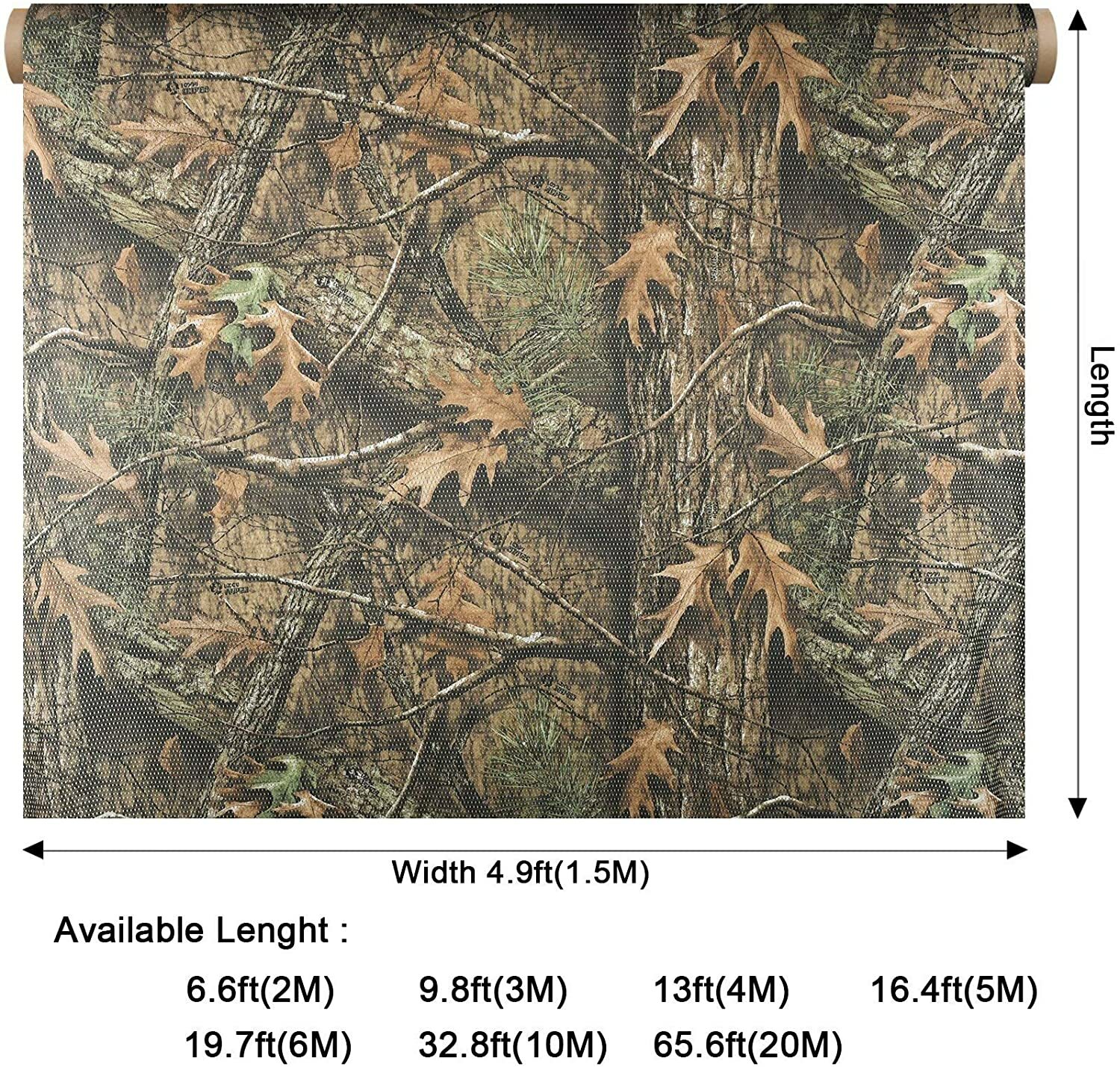 Bulk Roll Camo Cradle Mesh Camouflage Net For Hunting,Disguise,Sunshade,Camping