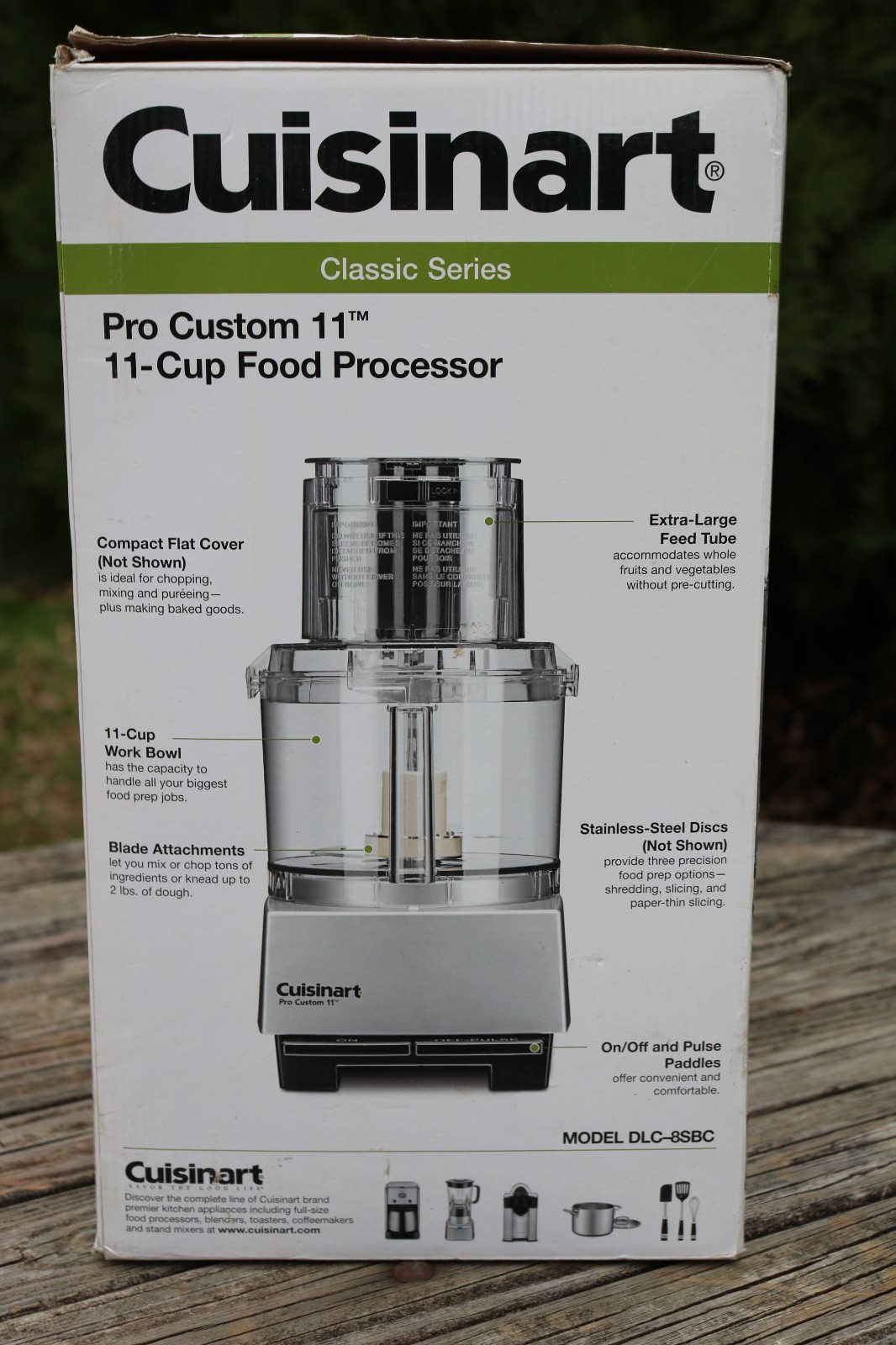Cuisinart Custom Pro 11-Cup Food Processor DLC-8SBC Professional New Open Box