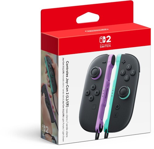 Switch 2 Accessory: Controller - Nintendo JOY - CON: (L)/(R) - Light Purple/Ligh