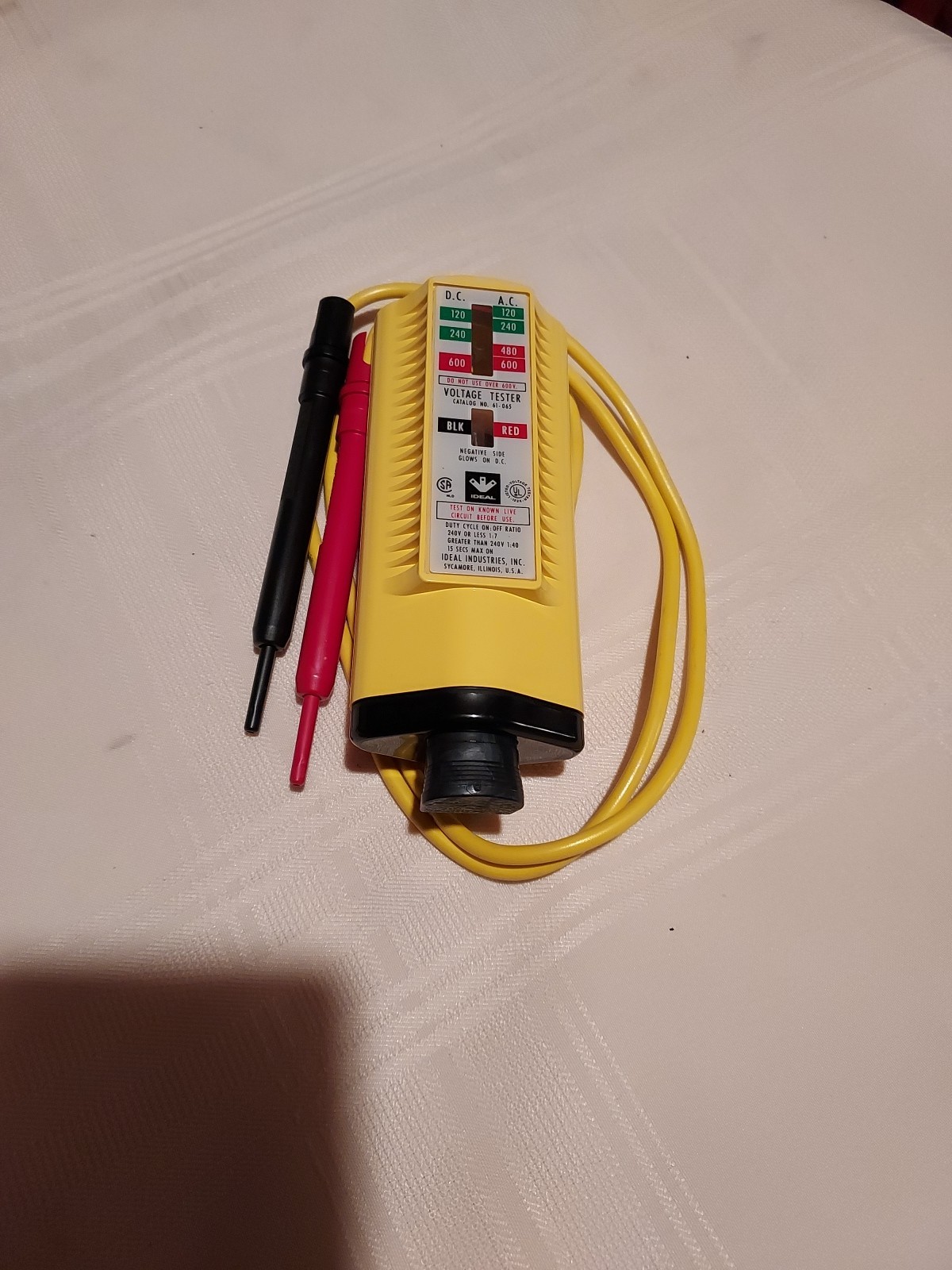 Voltage Tester By Ideal, USA,  New,  #61-065