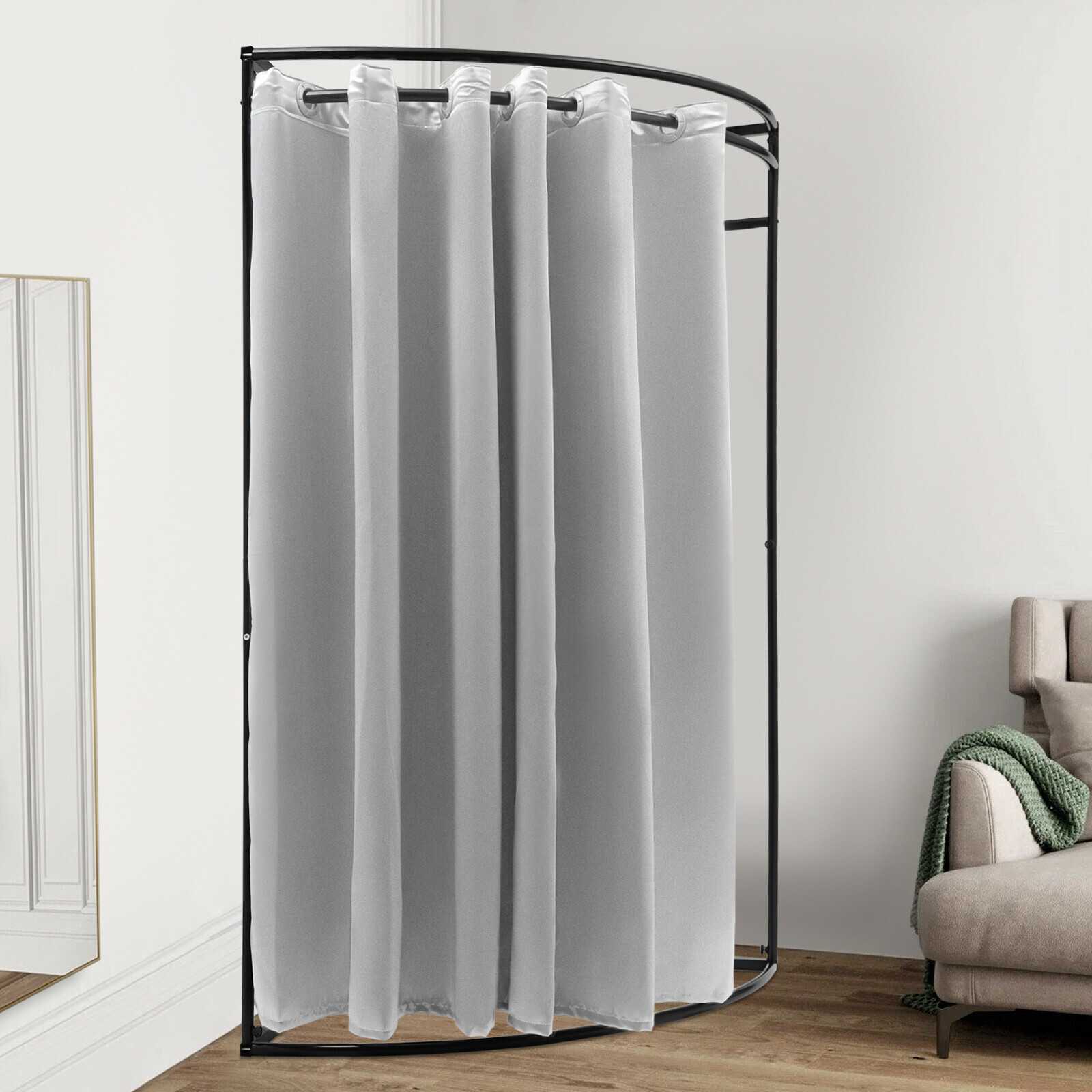 Fan-shaped Clothing Store Fitting Room, Fitting Room, Dressing Room Fitting Room