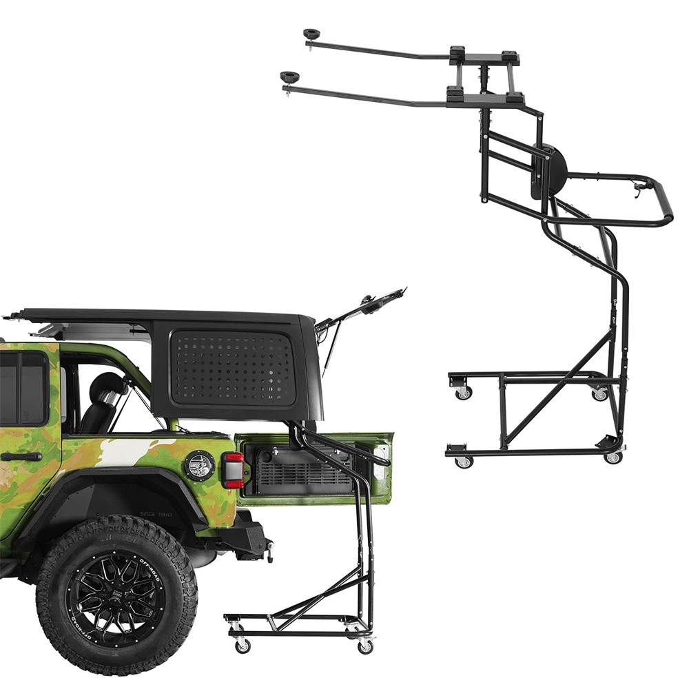 Hardtop Removal Tool Movable Holder Lift Cart Rack For Jeep TJ JK JL Ford Bronco