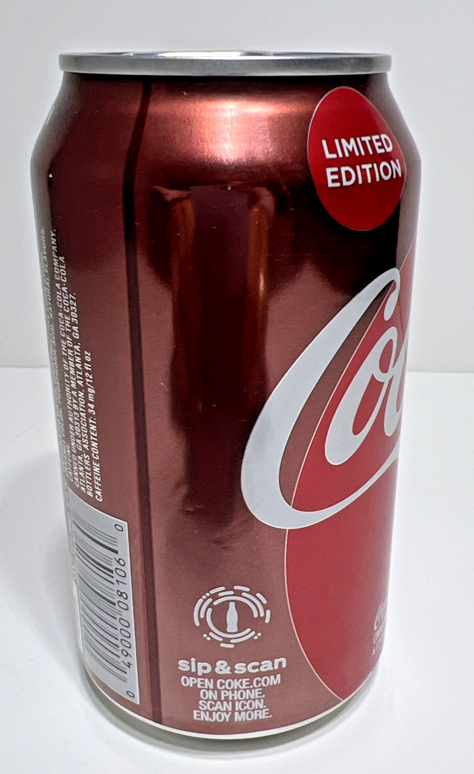 2020 Cinnamon Coke -Single 12 Oz. Can Unopened Full Limited Edition Discontinued