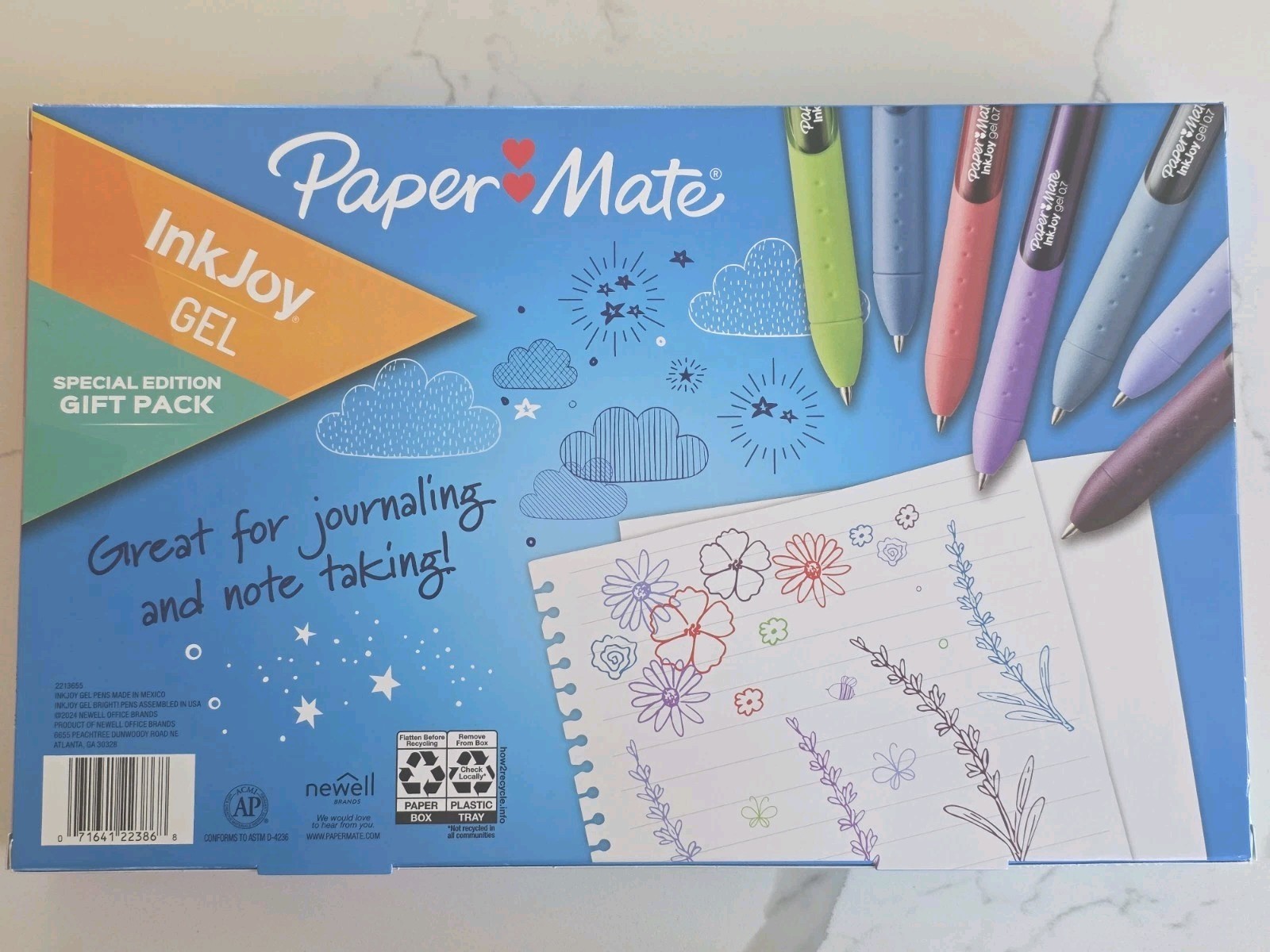 Paper Mate InkJoy 18pk Gel Pens 0.7mm Medium Tip Multicolored Gift Pack New