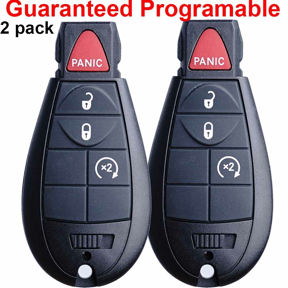 2 For 2009 2010 2011 2012 Dodge Ram 1500 2500 3500 Remote Start Car Key Fob