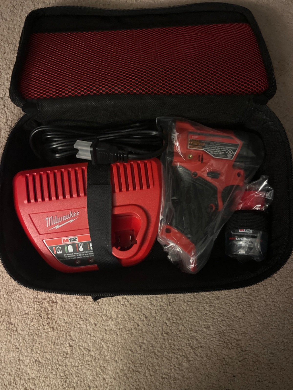 Milwaukee M12 3453-20 FUEL 1/4" Hex Impact Driver GEN 3 + 2.0 Ah Battery + Charg