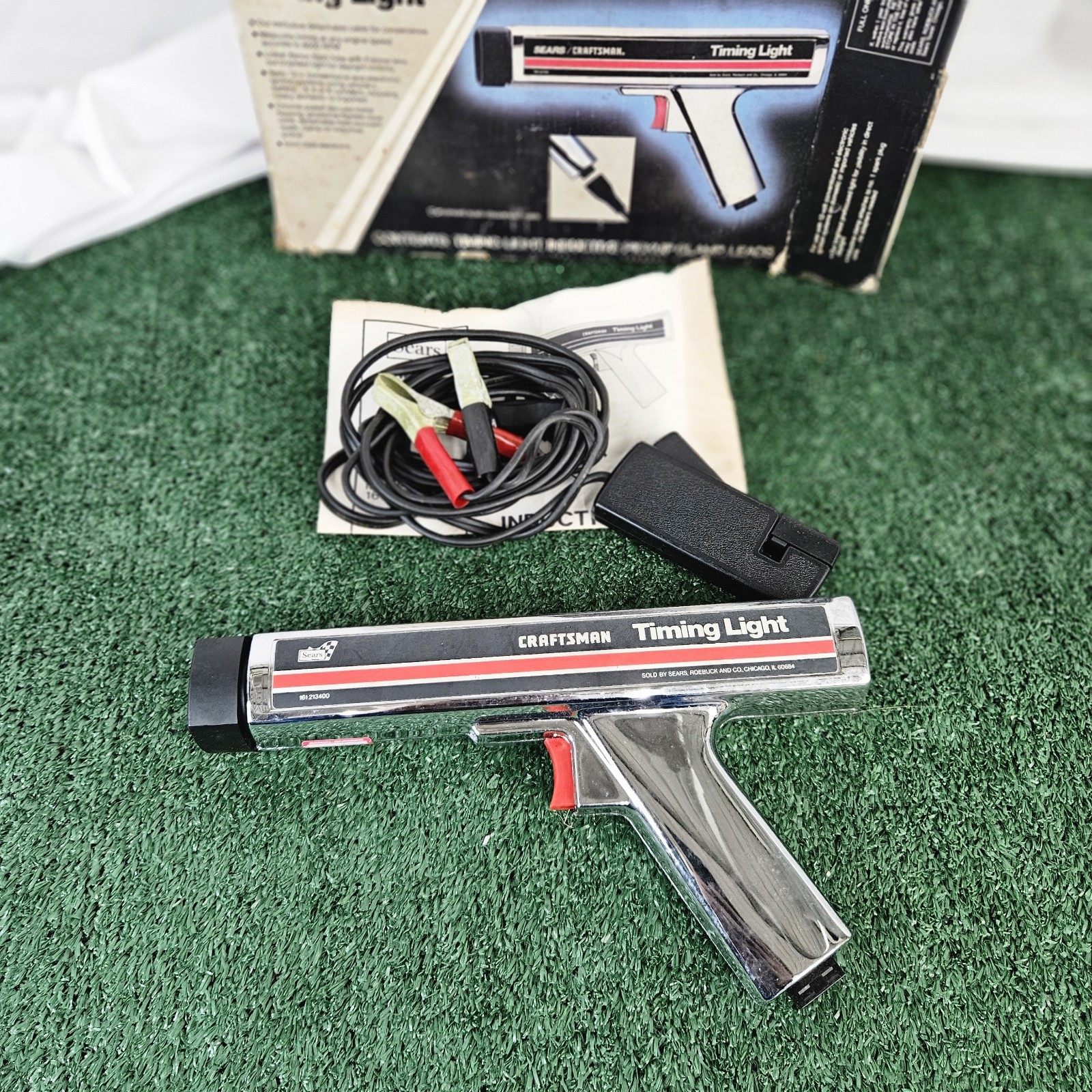 Vintage Sears Craftsman Inductive Timing Light Gun 28-2134 Original Box USA