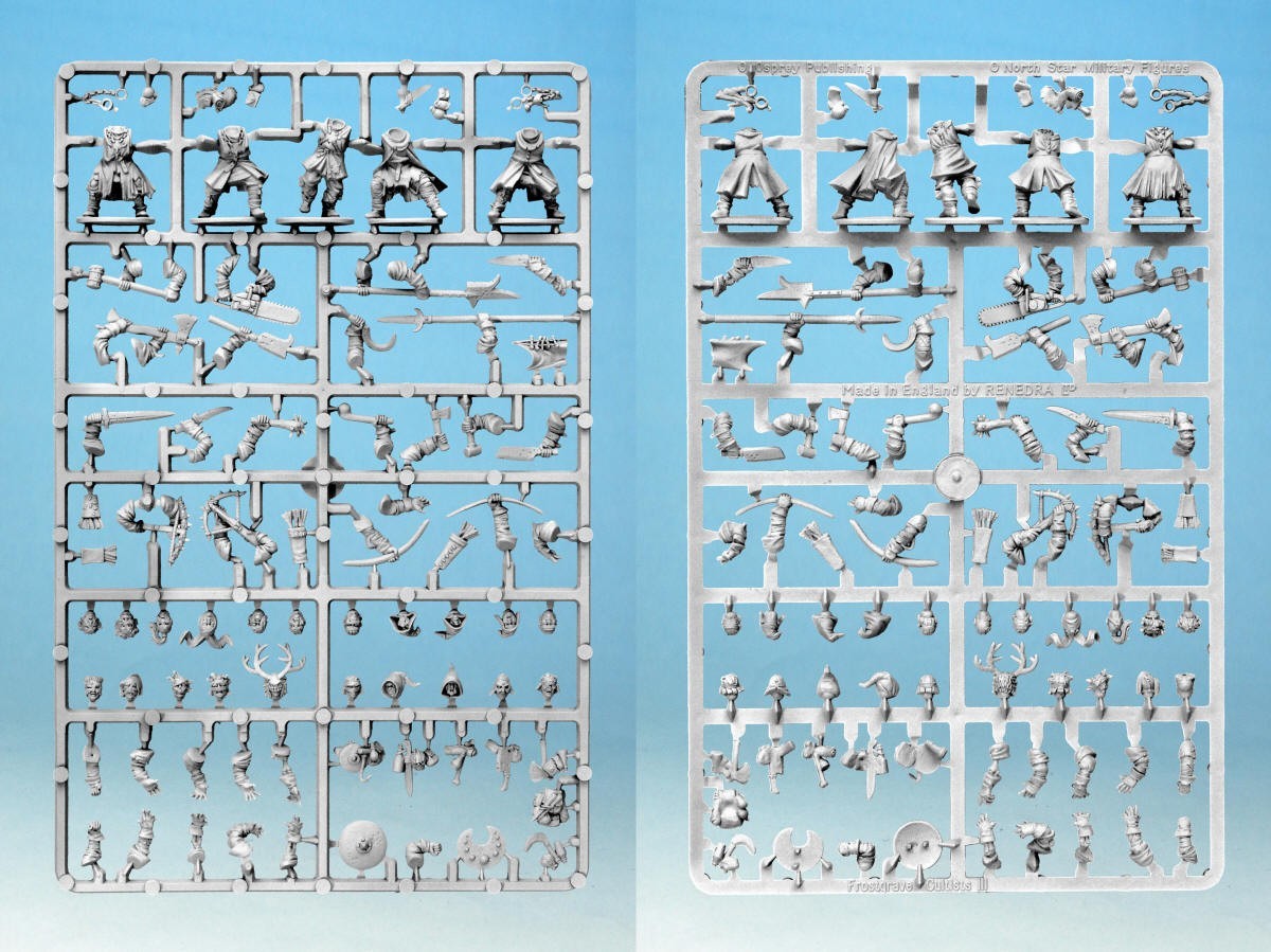 FROSTGRAVE - FGVP12 - Frostgrave Cultists III (3) Plastic Box Set 28mm