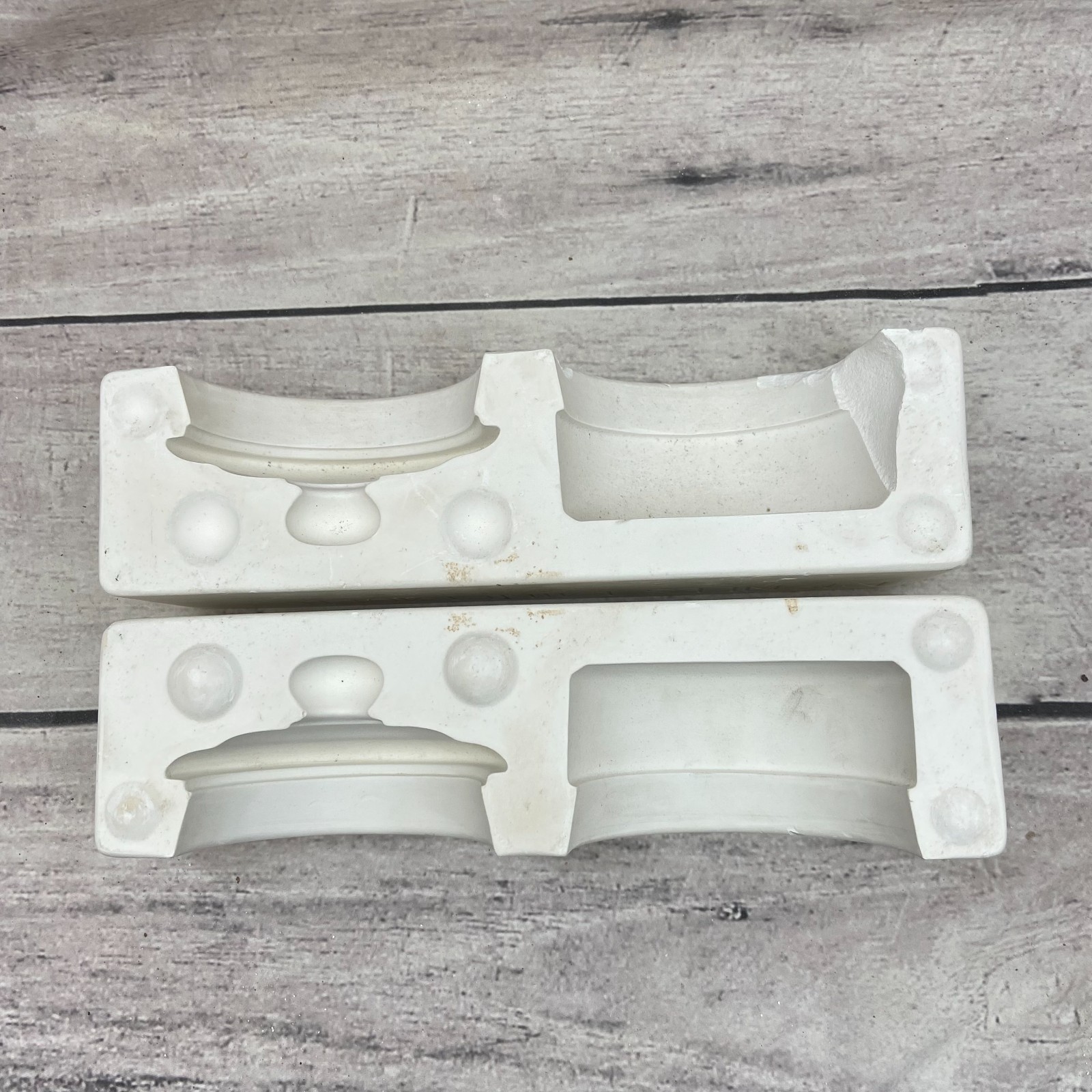 McNees Mini Ceramic Slip Casting Mold Powder Box Jar #M-365