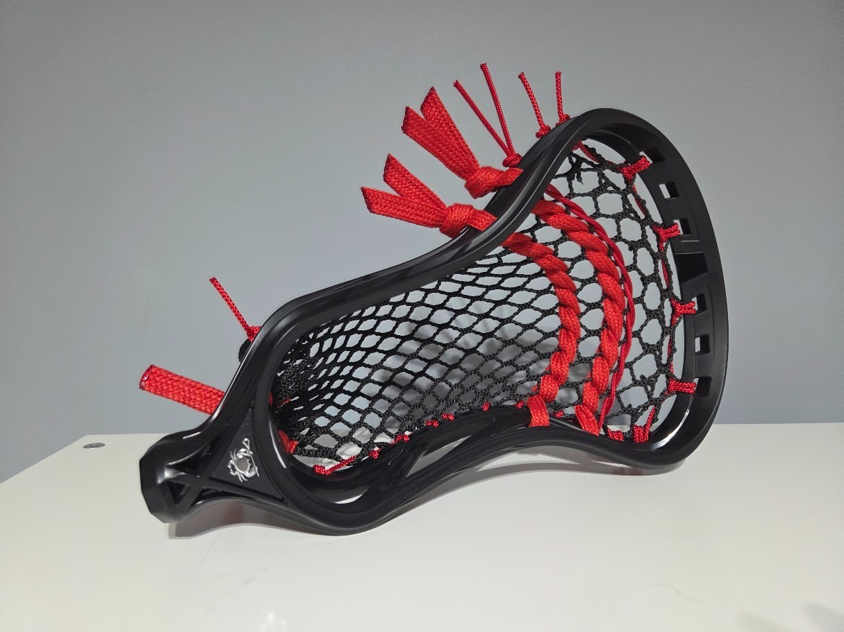 ANY CUSTOM STRINGING New ECD MIrage 3.0 Lax Lacrosse Head Attack Pocket Black
