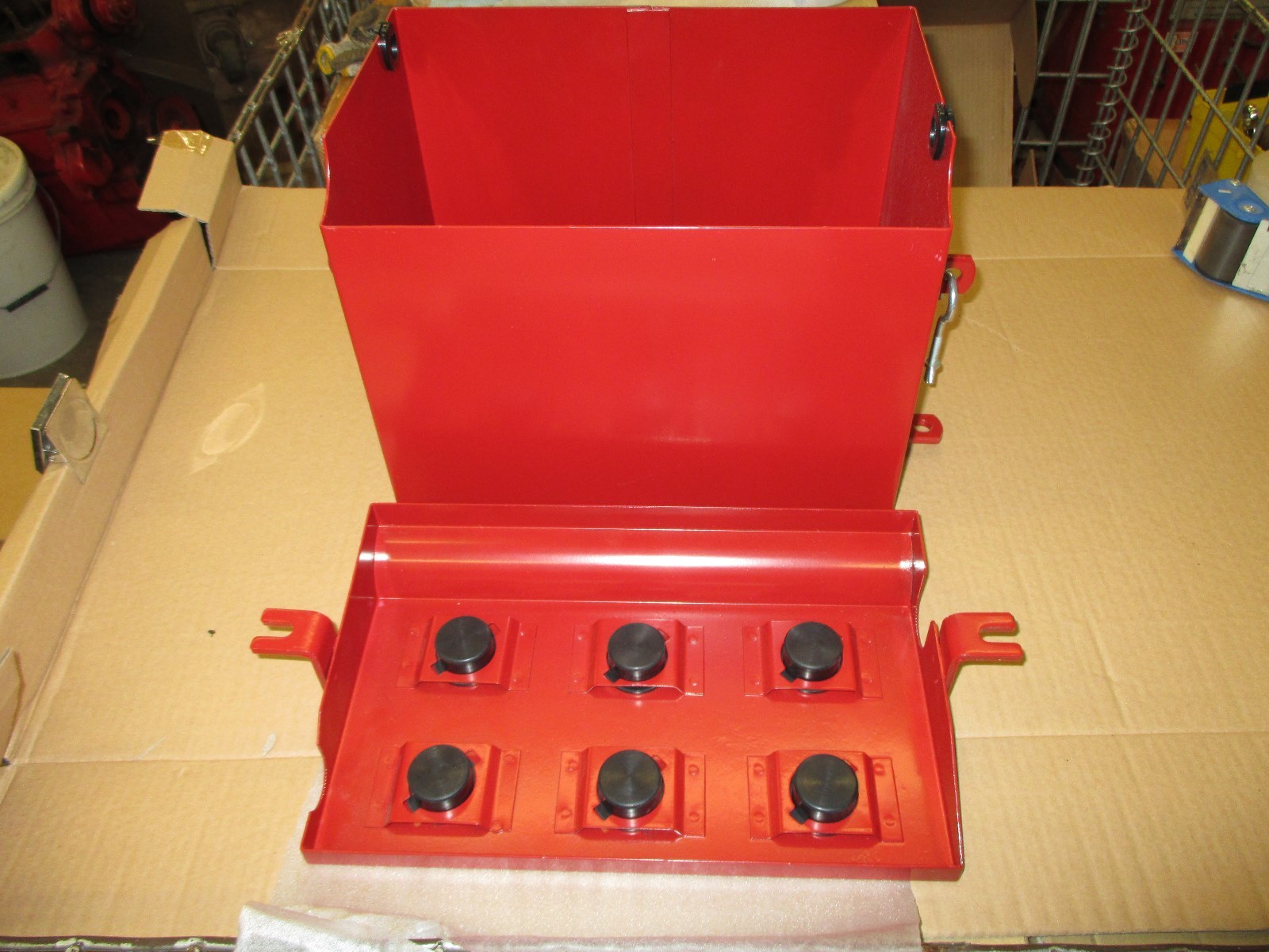 FARMALL M-MD-MV-SM-W6-WD BATTERY BOX NEW REPRODUCTION 51707D, 51713DXB