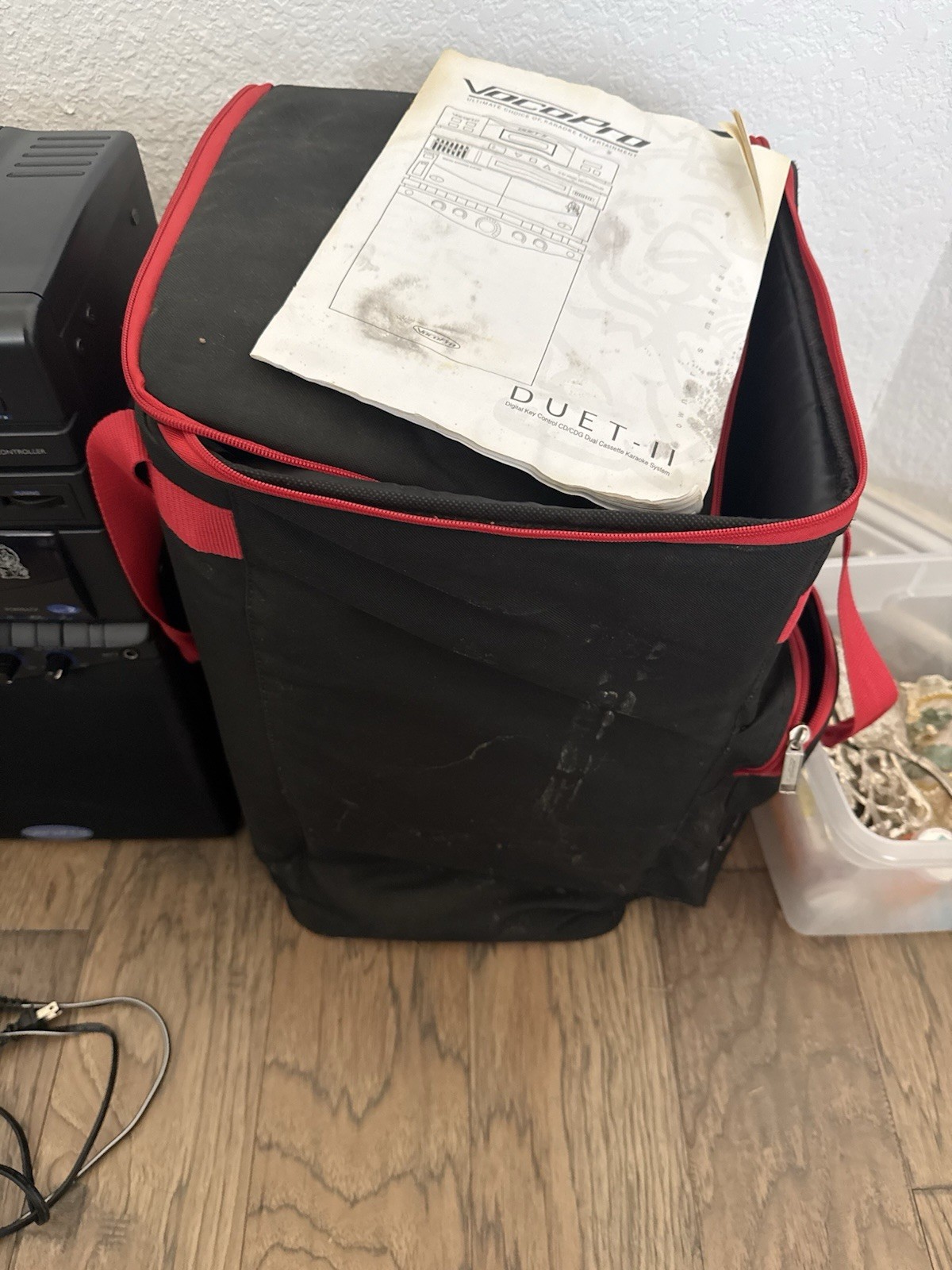 Vintage VocoPro Duet I Karaoke System CD+G Dual Cassette w/ 2 Mics & More!