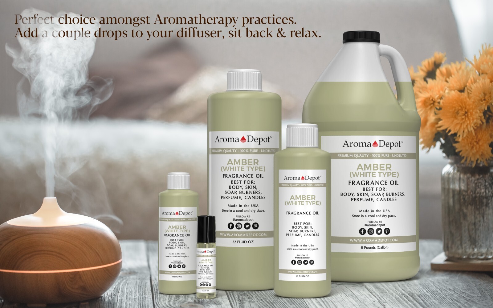 4 oz Fragrance Oils for Candle Soap Bath Bomb Incense Making Scented Oils Bulk