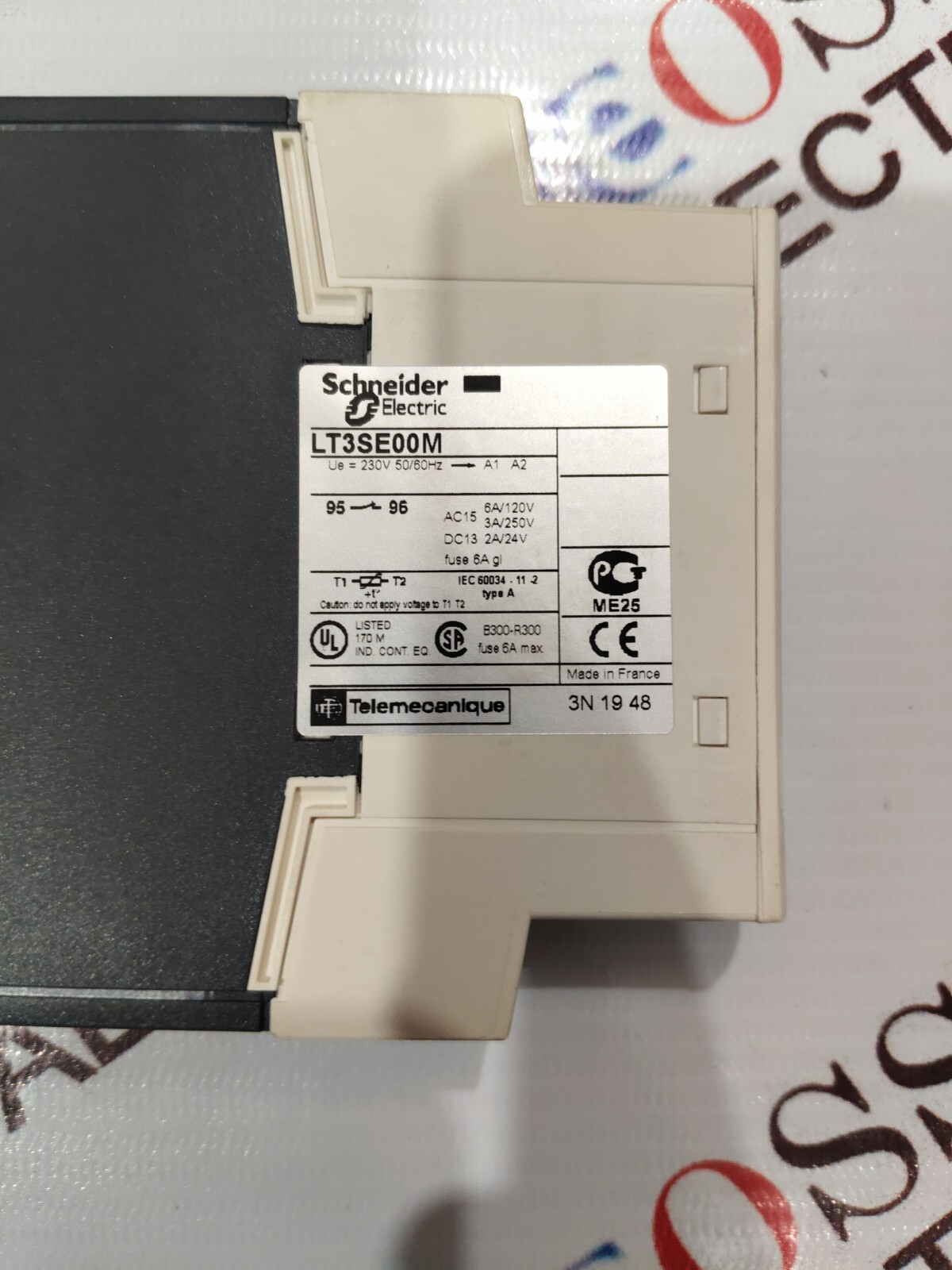 SCHNEIDER ELECTRIC LT3SE00M THERMISTOR PROTECTION RELAY VOLTAGE 220VAC FAST SHIP