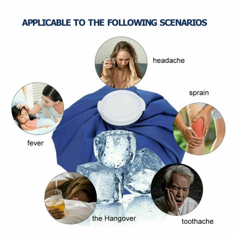 3PCS Ice Bags Packs Knee Neck Reusable Cold Relief Pain Headache Sport Injury US