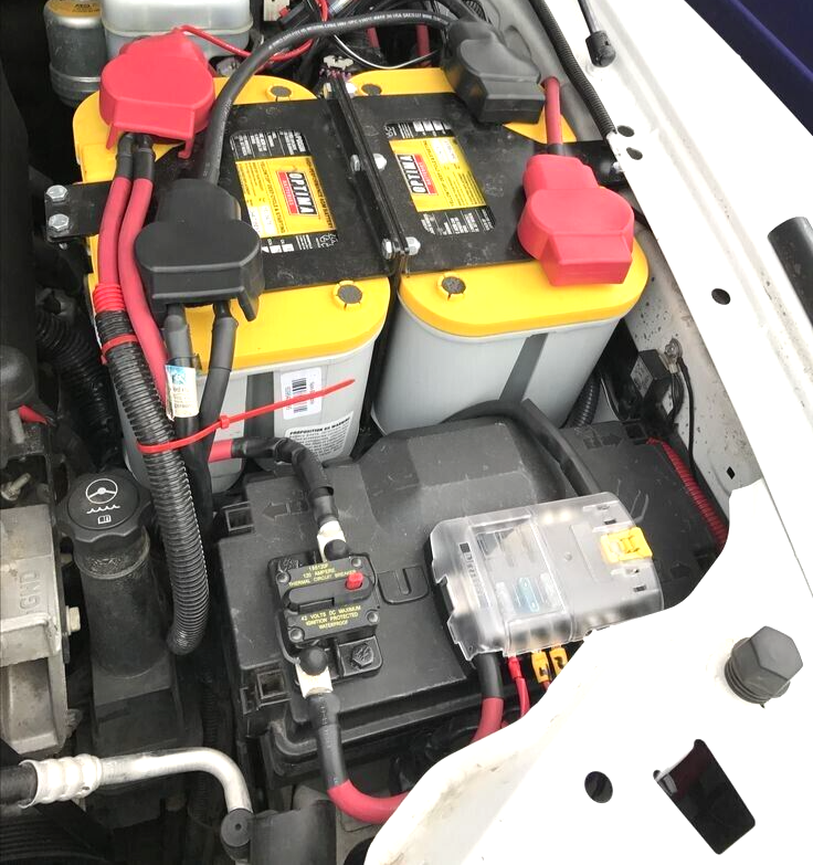 4 AWG Gauge 20ft Red + 5ft Black Flex OFC Power Wire Strands Copper Marine Cable