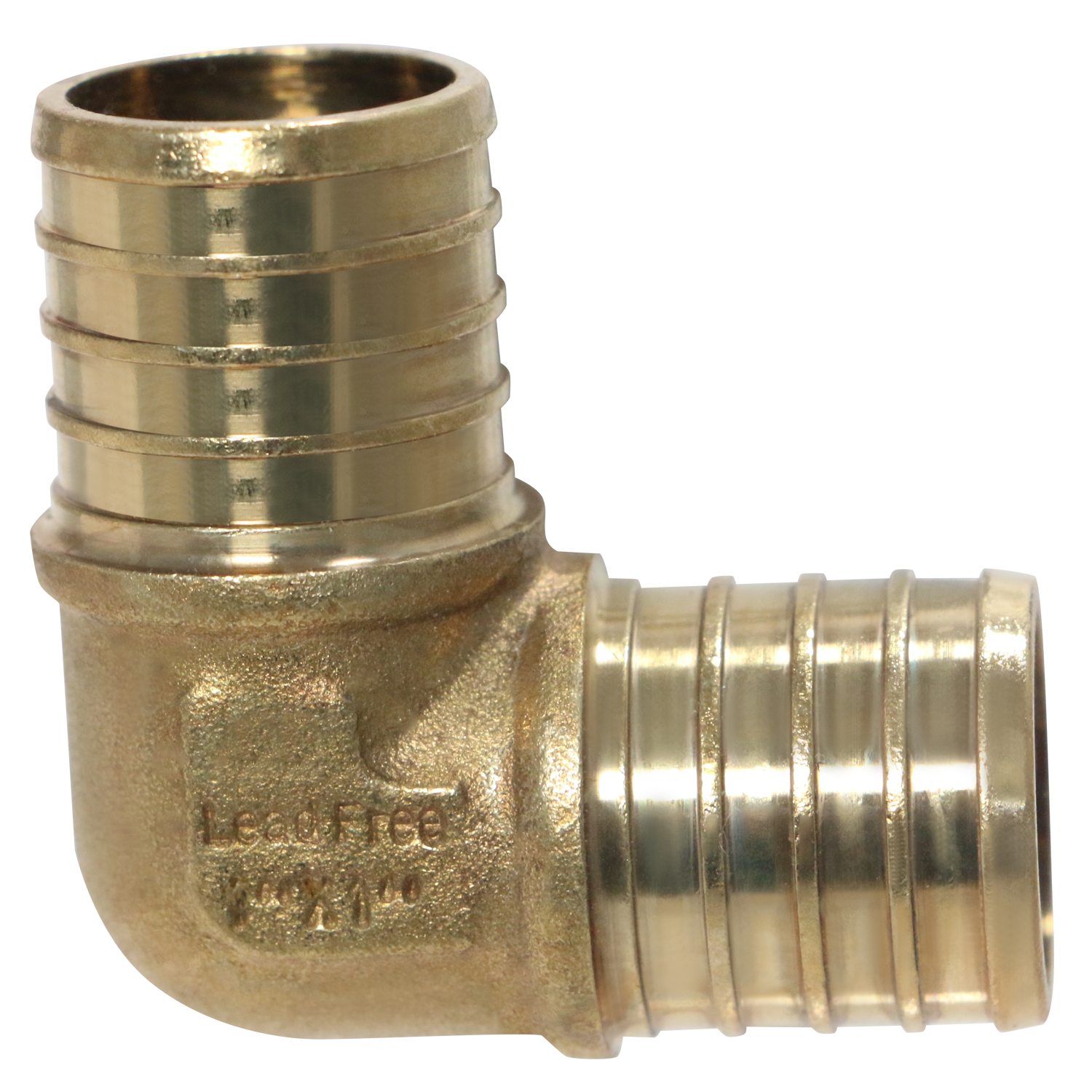 25 PIECES 1" PEX ELBOW - BRASS CRIMP FITTINGS (LEAD-FREE)
