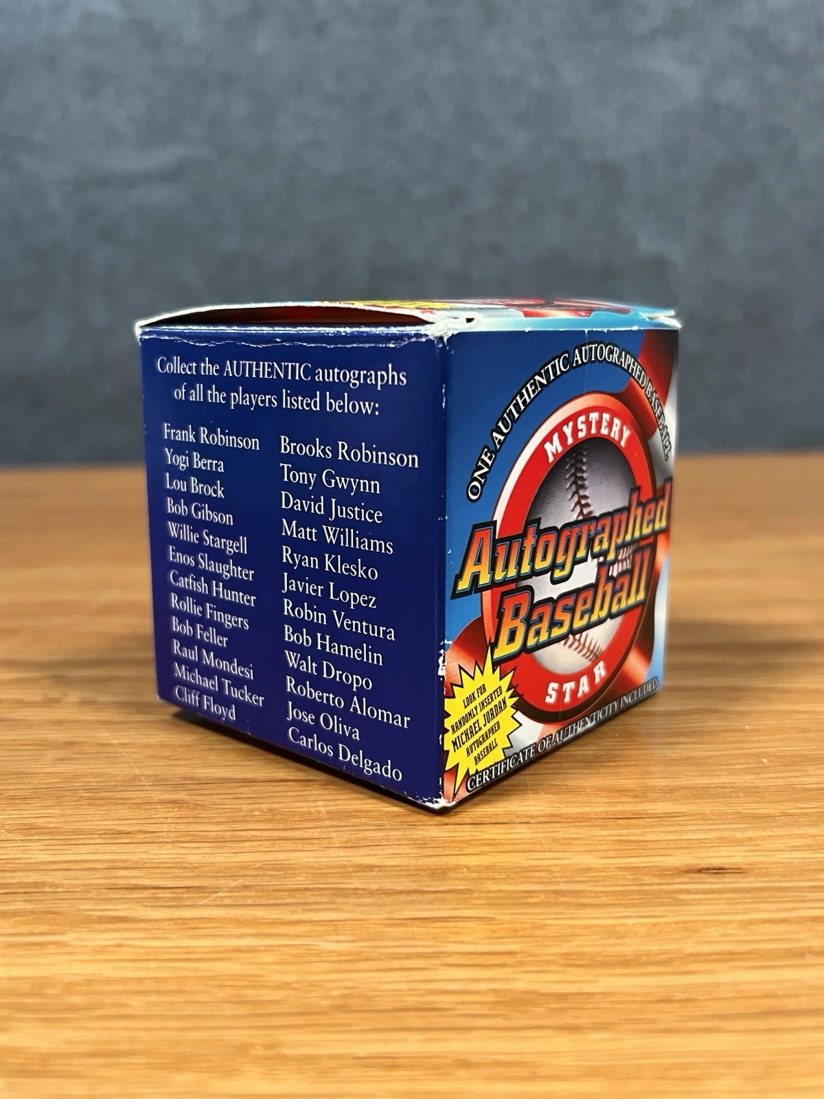 Brooks Robinson Original Autographed Mystery Star Baseball Treat Authenticated