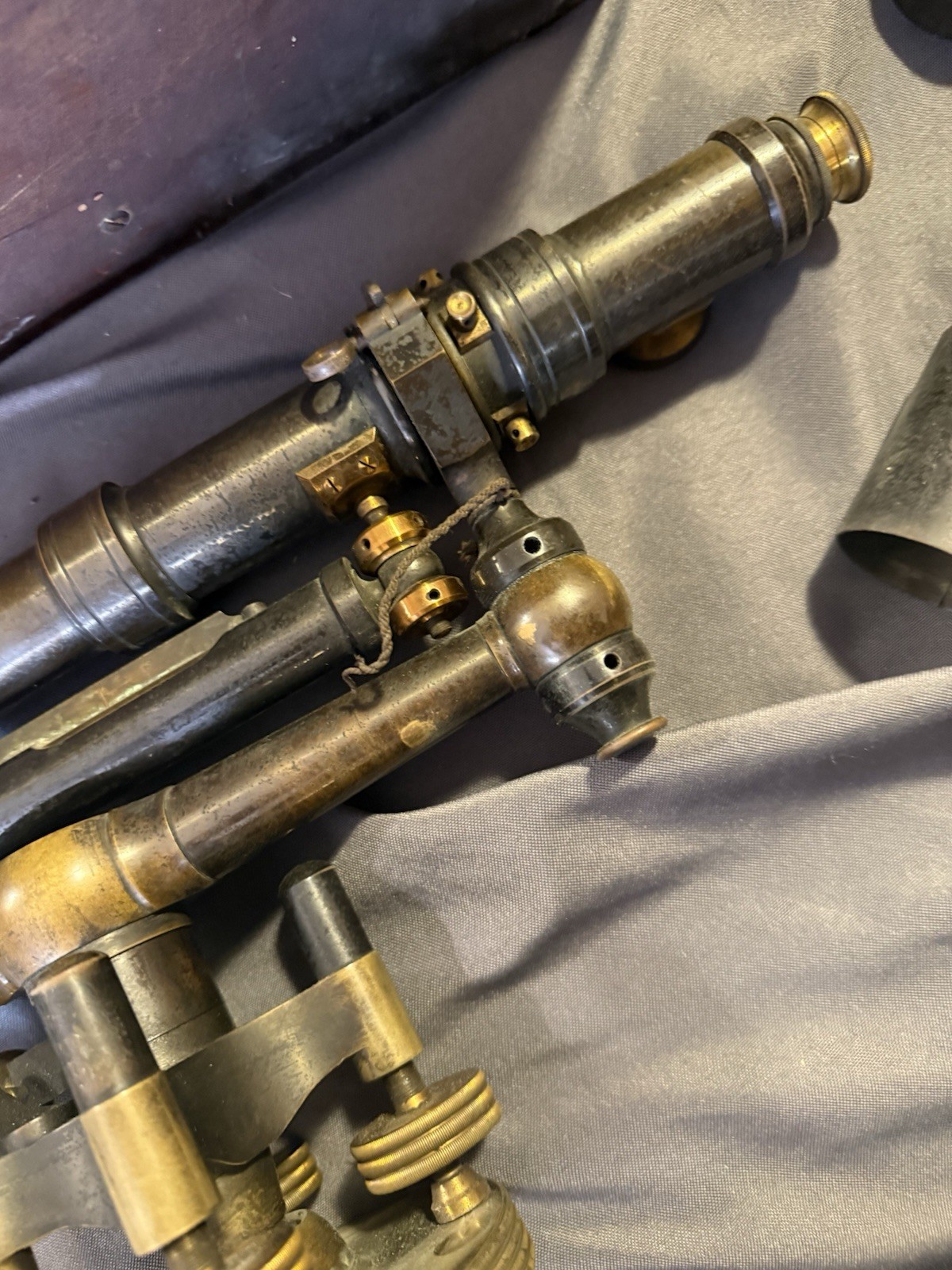 Antique Gurley Civil Engineers Surveyors Transit Instrument w/ Original Box