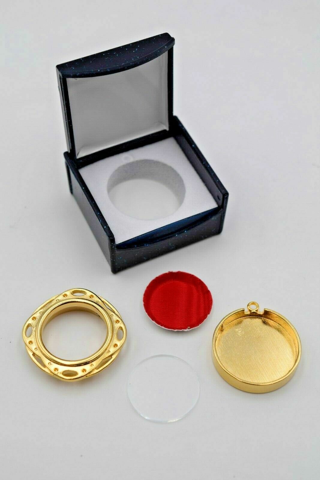 Theca Relic Reliquary Catholic relic theca with case, new