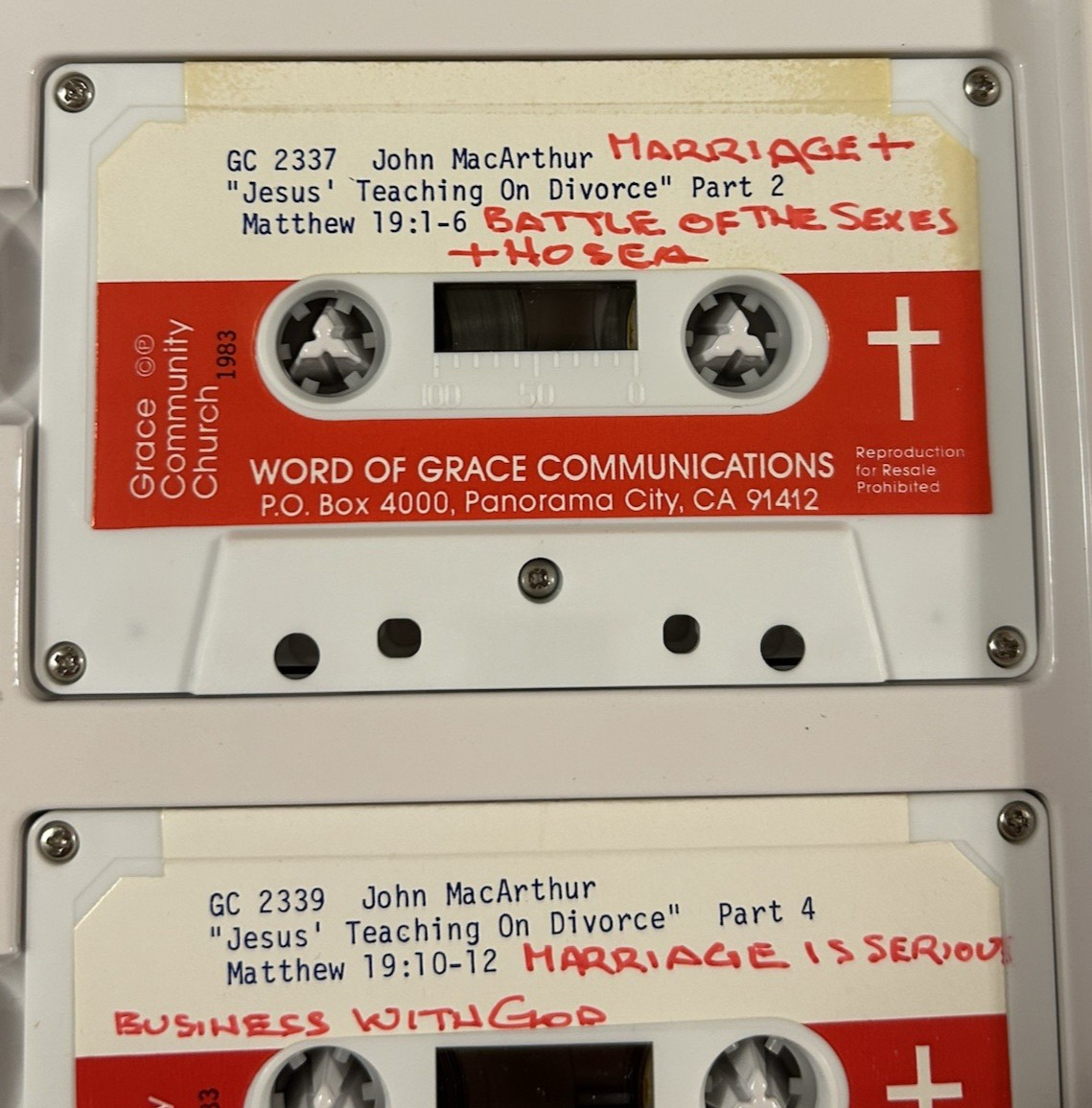 The Book Of Matthew on Cassette by John MacArthur Jr. (Read Full Description)